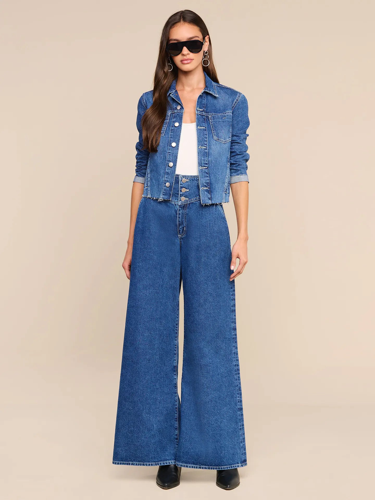 L'Agence Sonja Ultra High-Rise Corset Jean