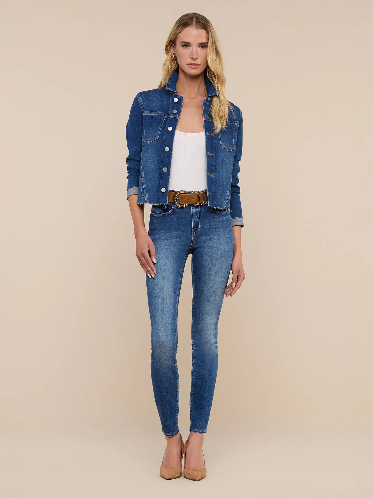 L'Agence Janelle Jean Jacket - Authentique