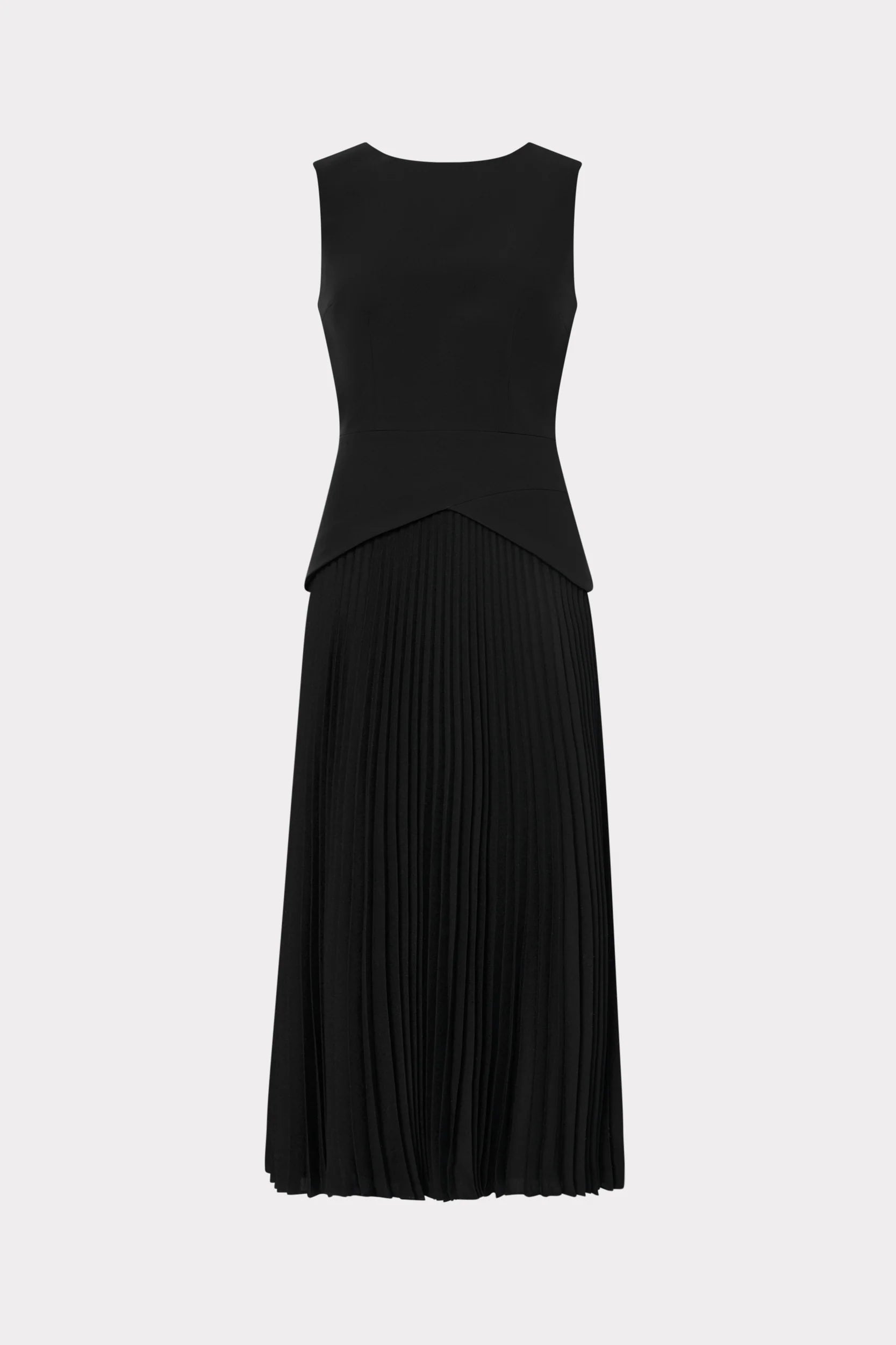 halia pleated midi dress Alice + Olivia Halia Pleated Midi Dress in Green