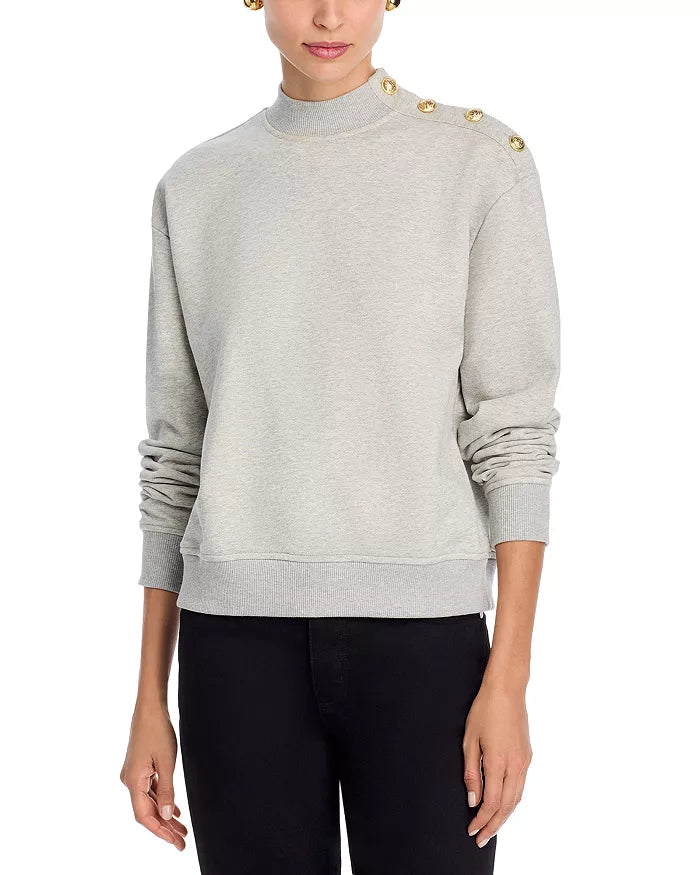 Hydla Button Shoulder Sweatshirt