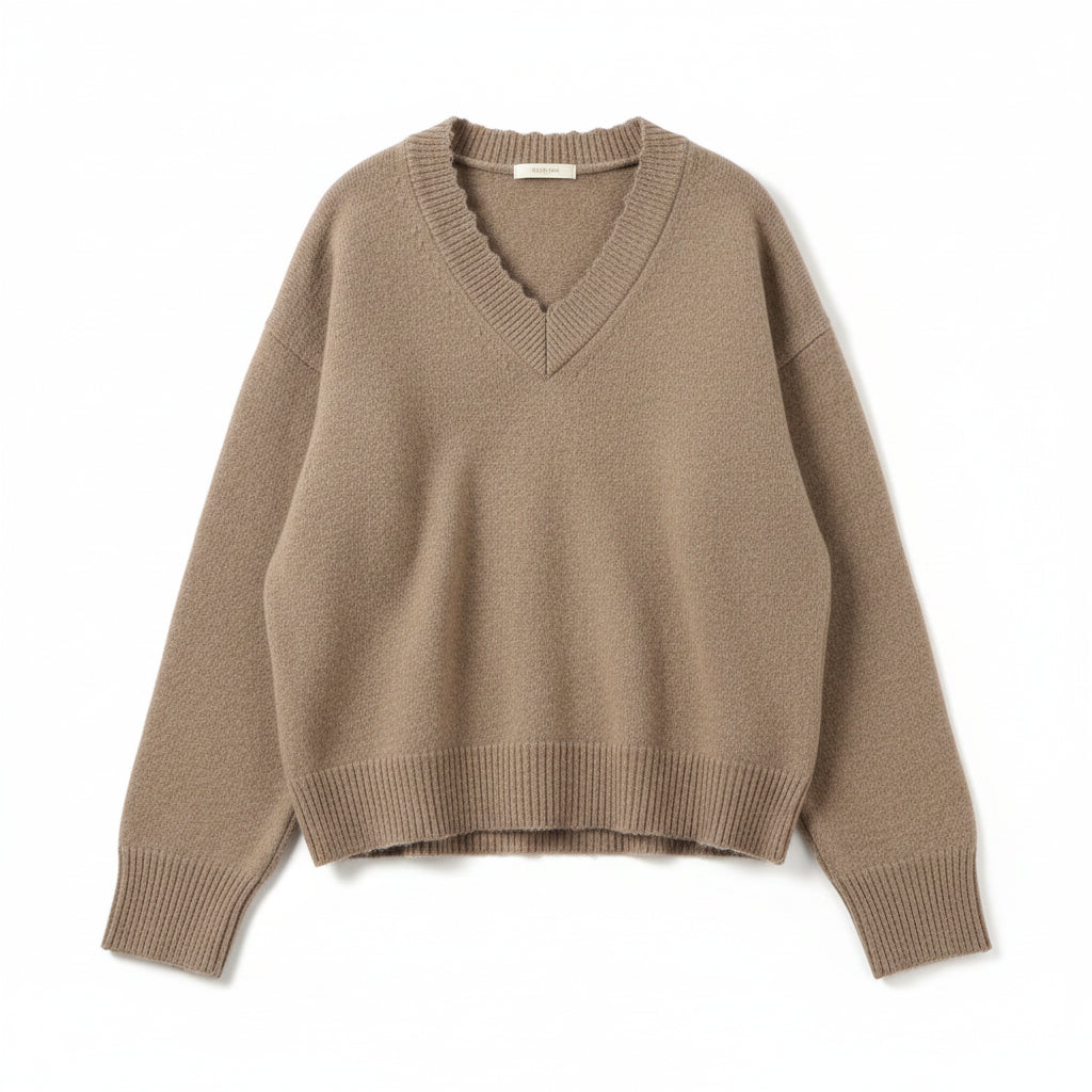 Ulla Johnson Mona V-Neck Cashmere Pullover