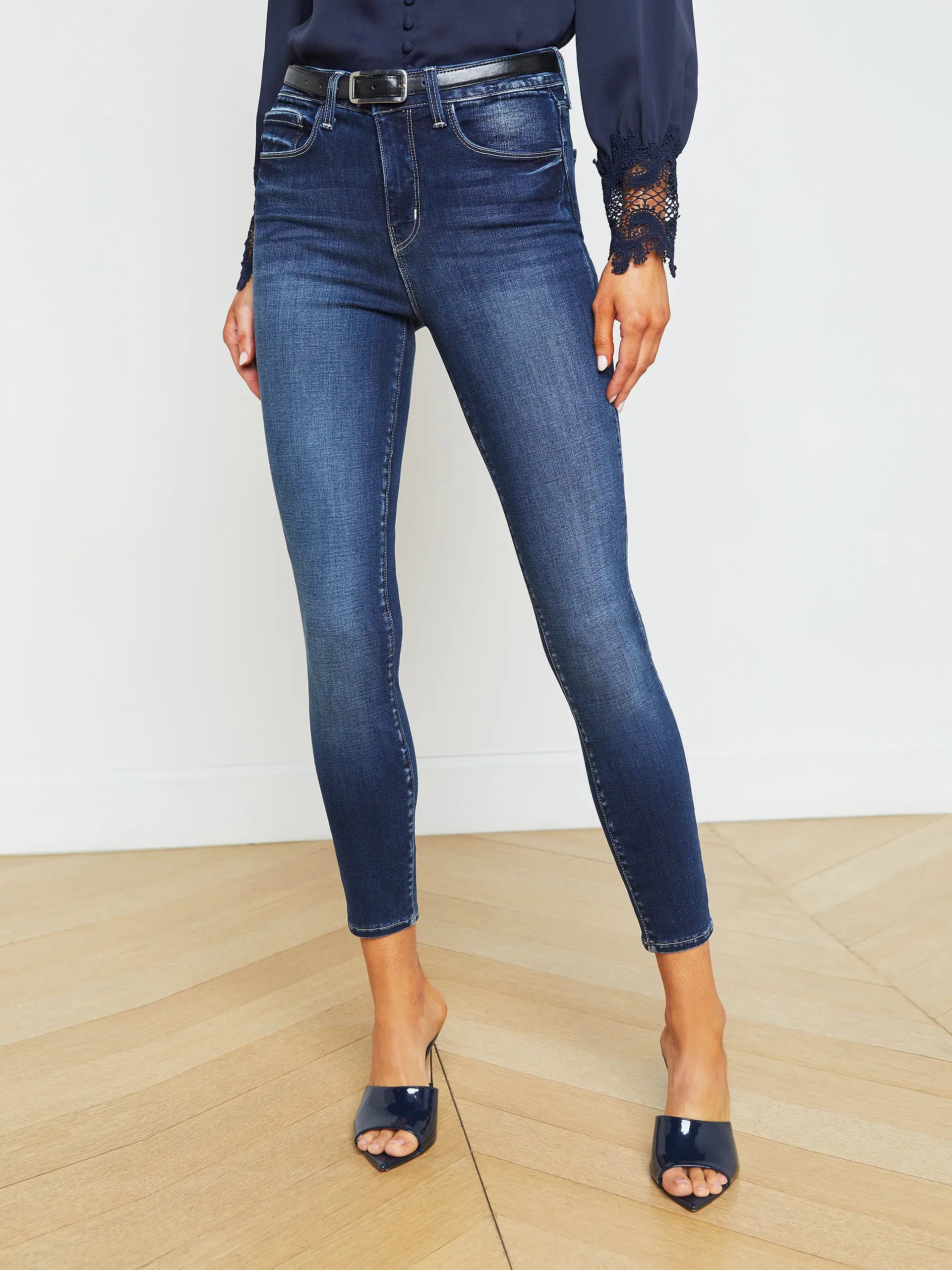 L'Agence Margot High Rise Skinny - Columbia
