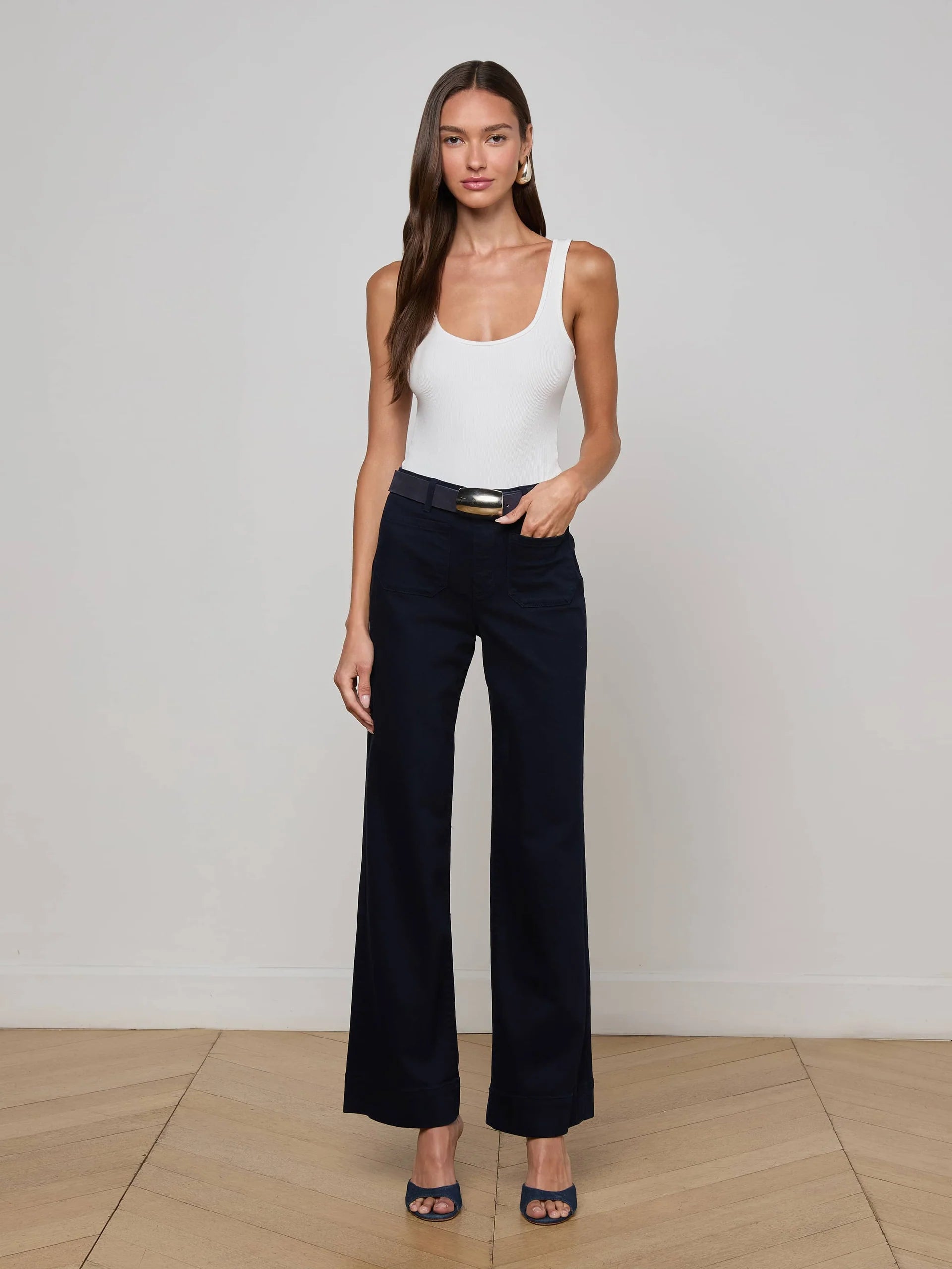 Nolan HR Patch Pocket Wide Leg Jean