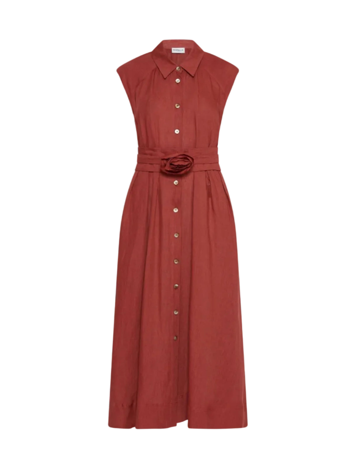 Marella Pure linen shirt dress