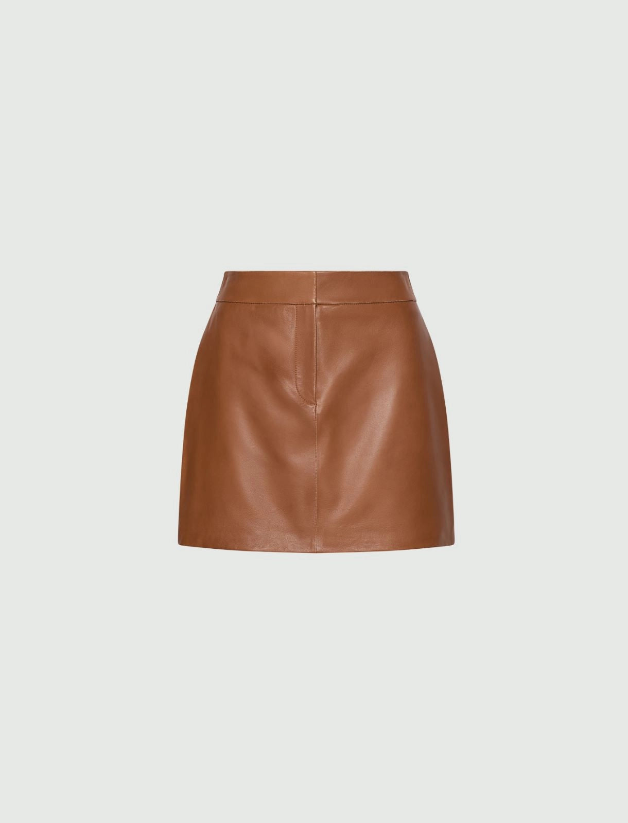 Marella Leather Mini Skirt