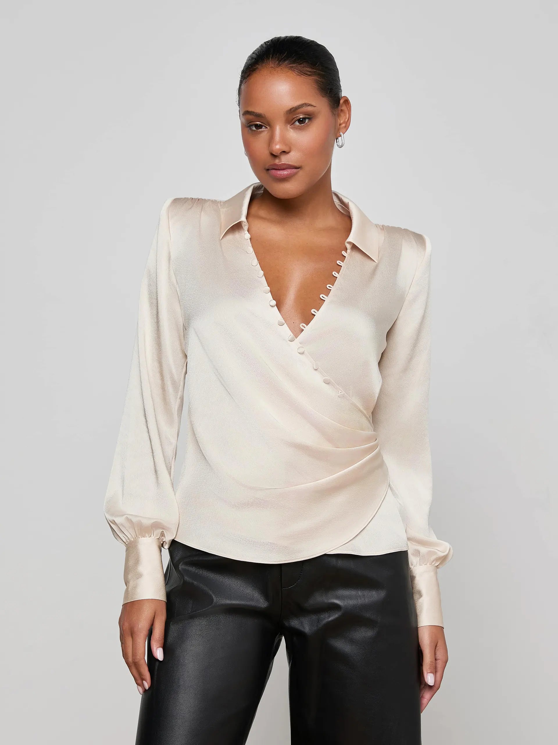Bernice Wrap Blouse