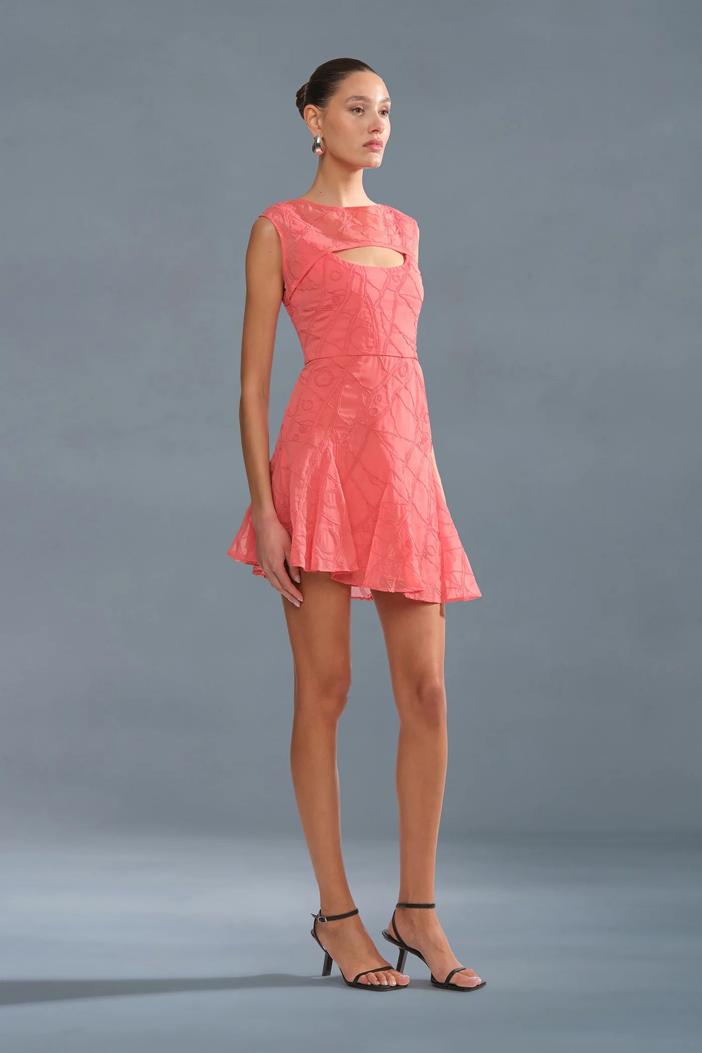 Amur Quartz Asymmetrical Mini Dress