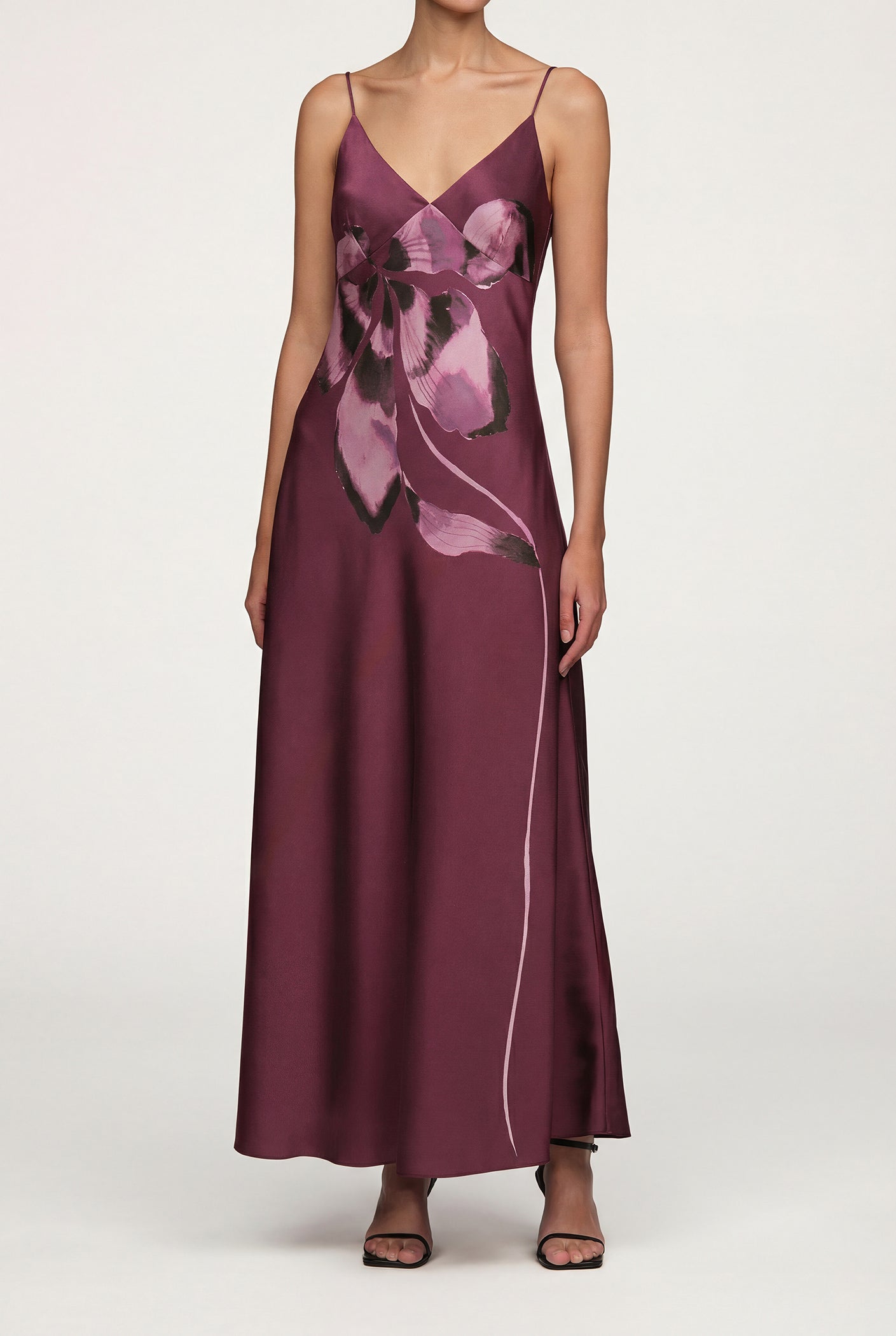 Amur Coralee Printed Bias Dress