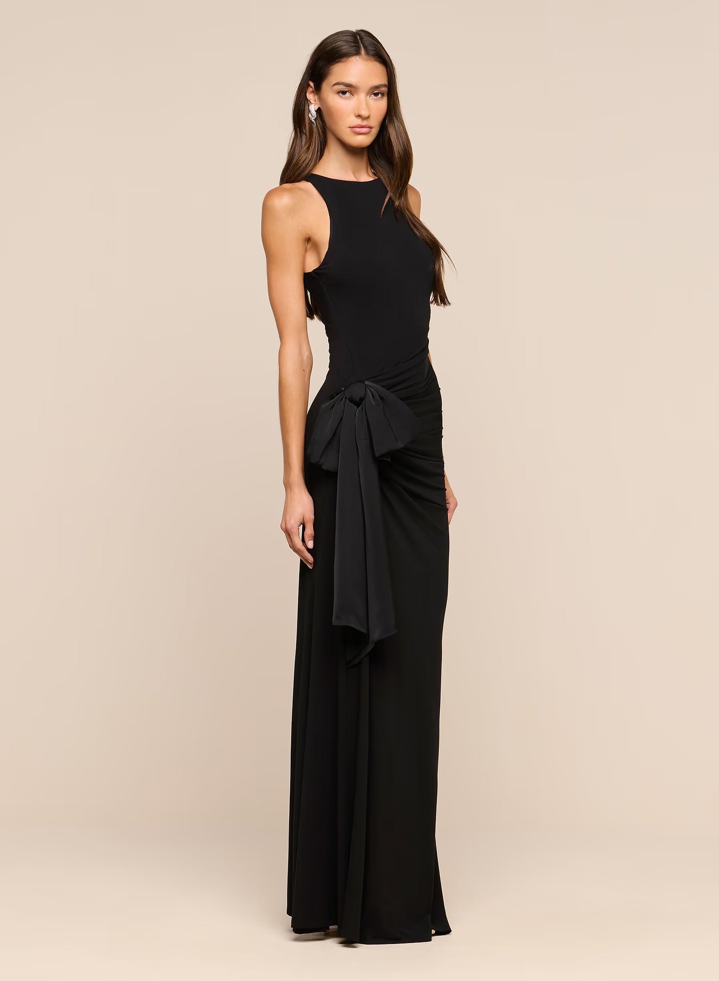 L'Agence Frost Gown - Black