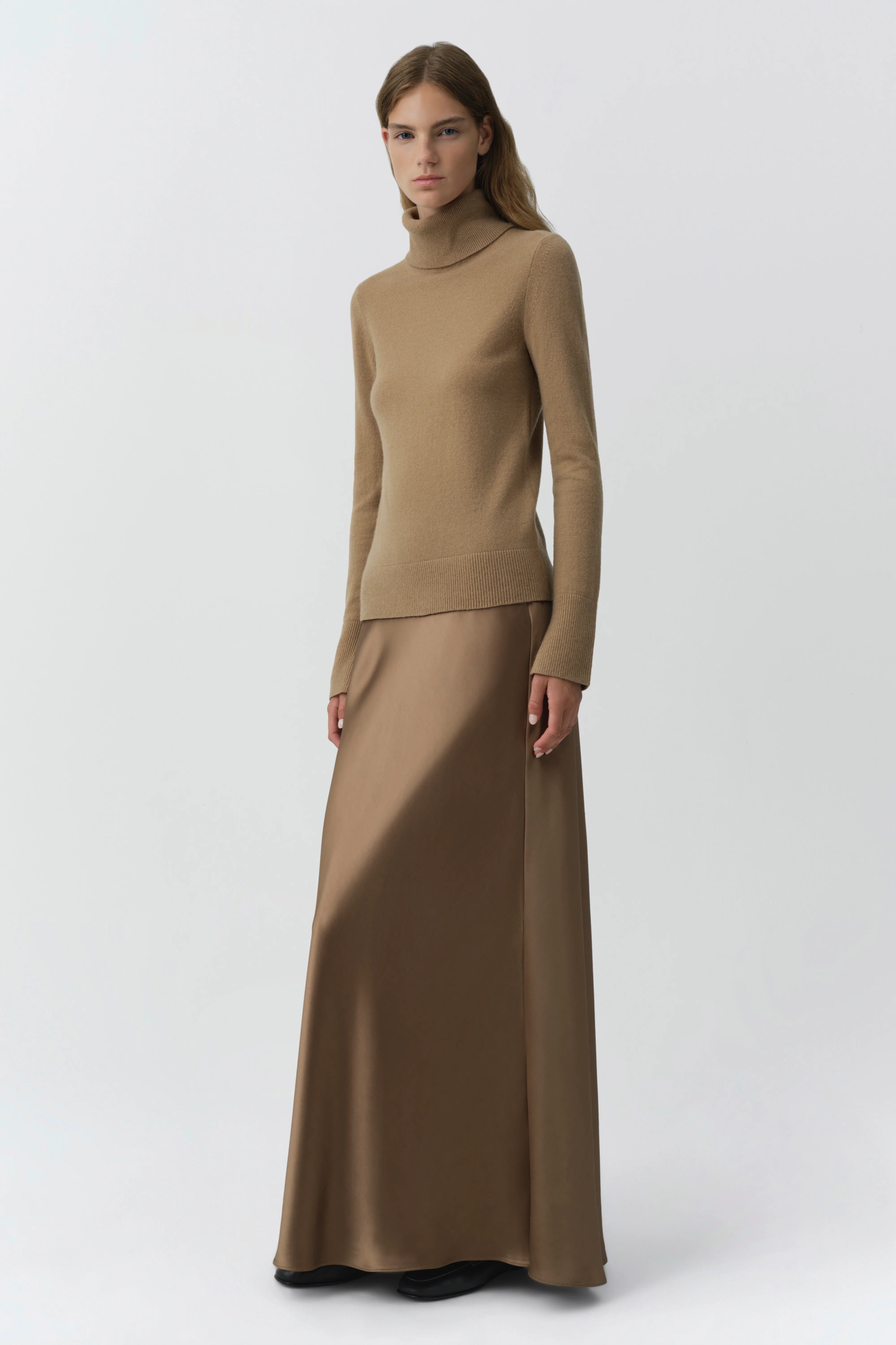 Simkhai Fenwick Turtleneck - Camel