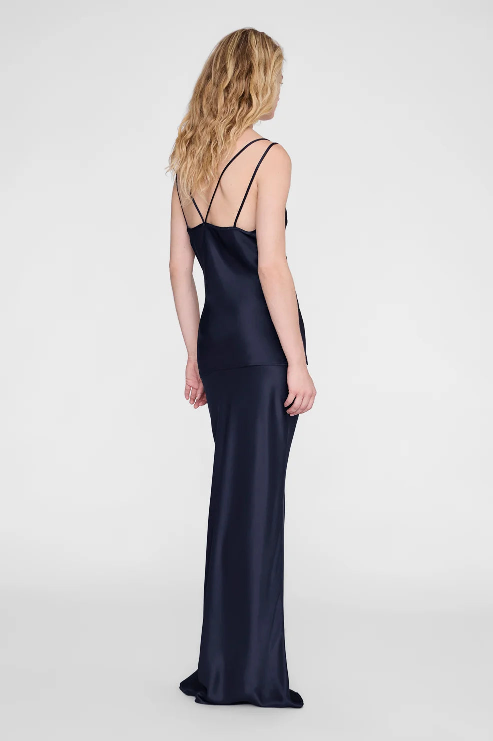Anine Bing Bar Maxi Skirt - Navy