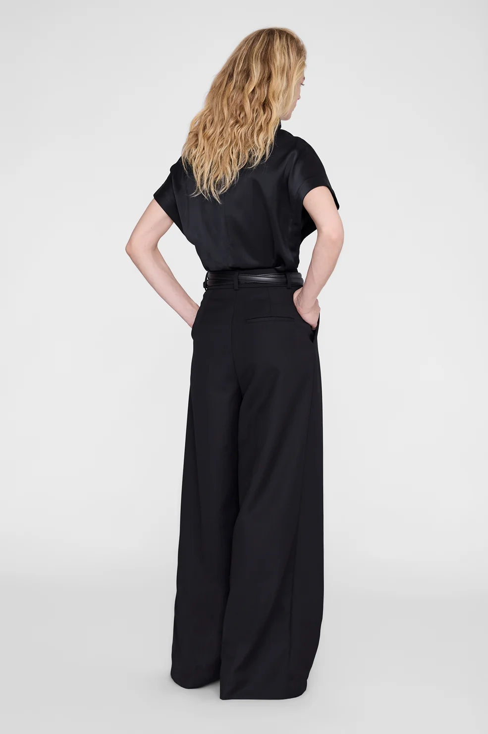 Anine Bing Samson Top - Black