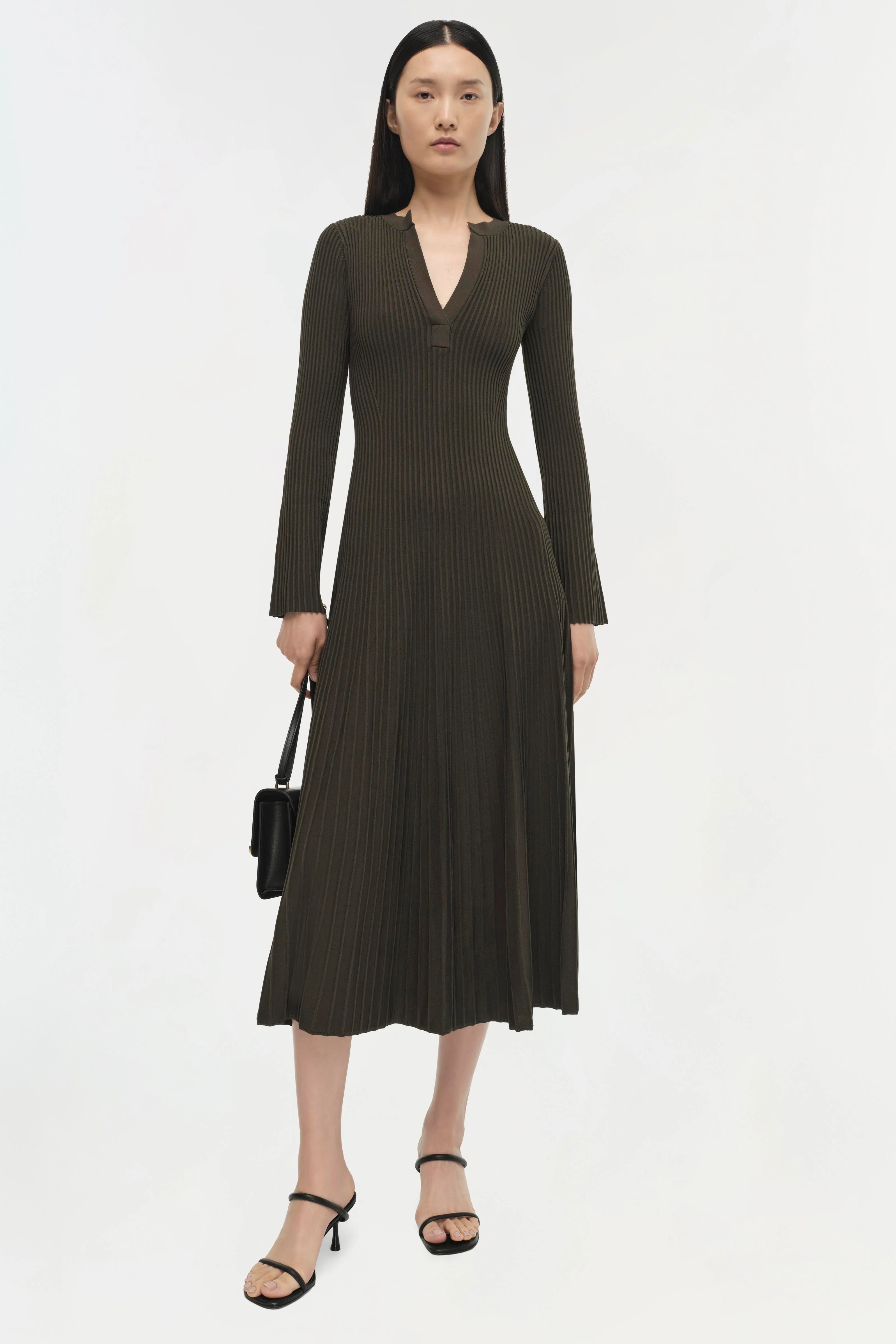 Genna L/S Midi Dress