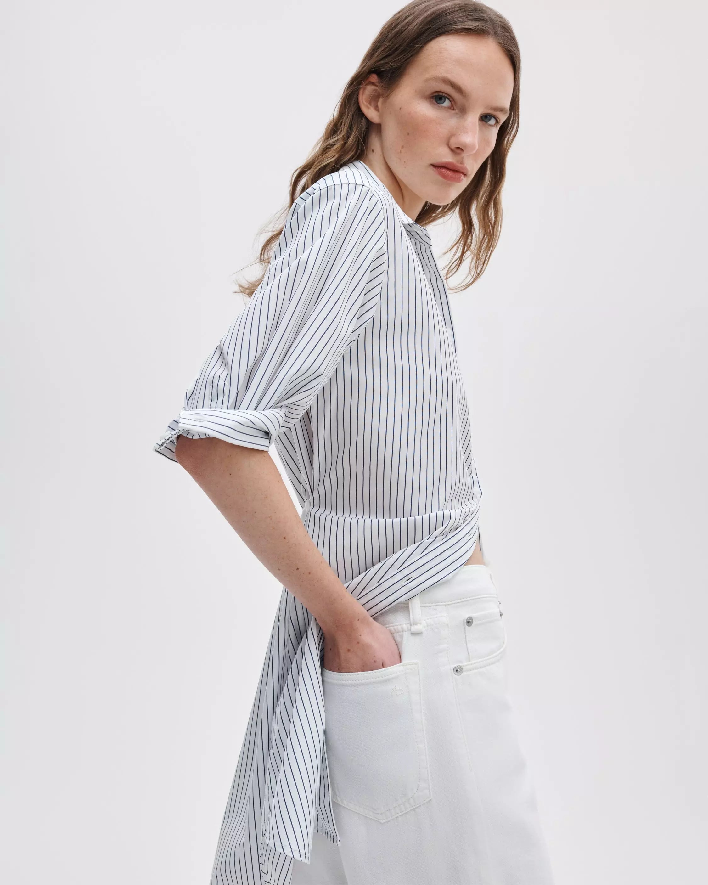 rag & bone Andi Featherweight Ankle Wide Pant