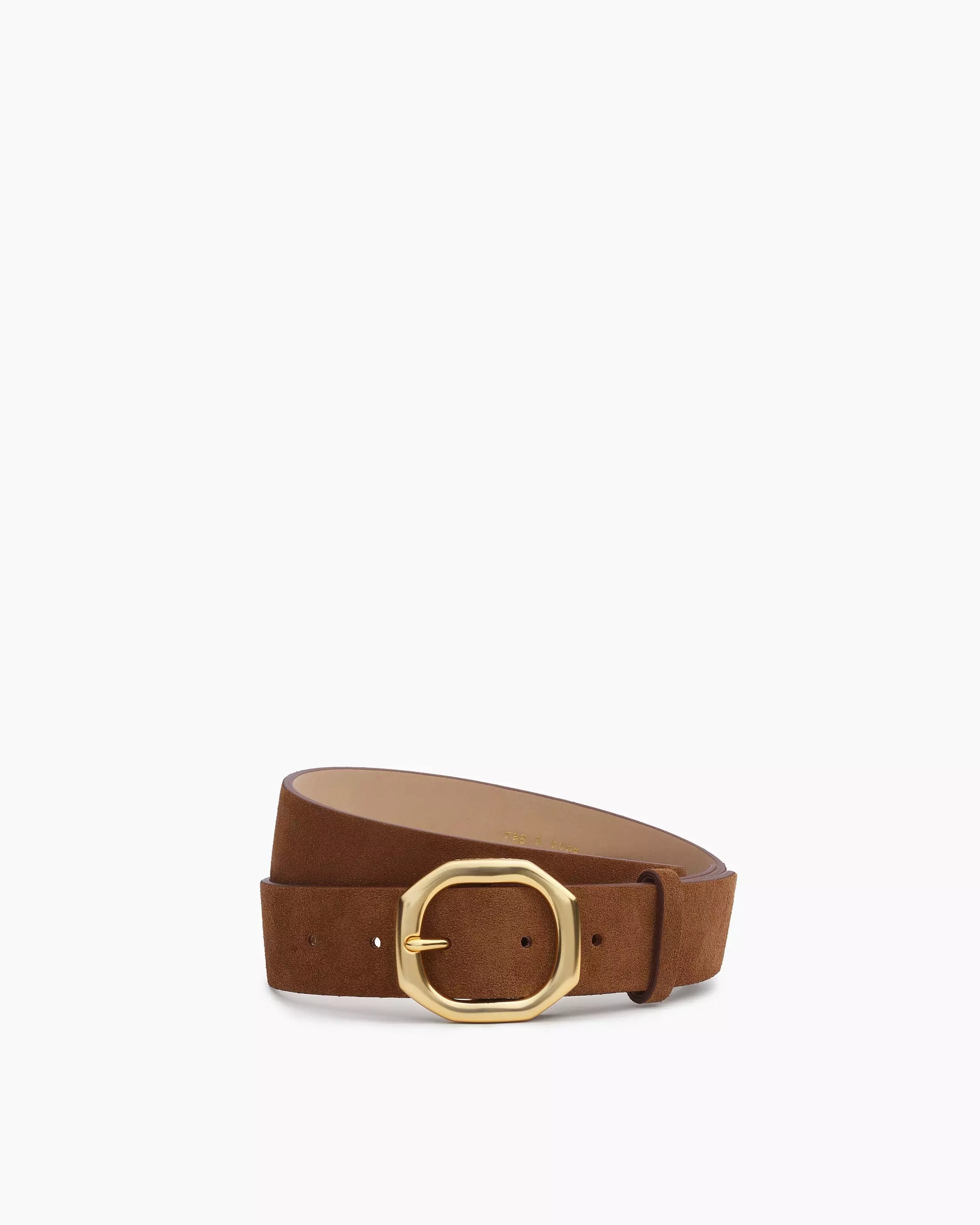 rag & bone Audrey Belt - Umber Suede