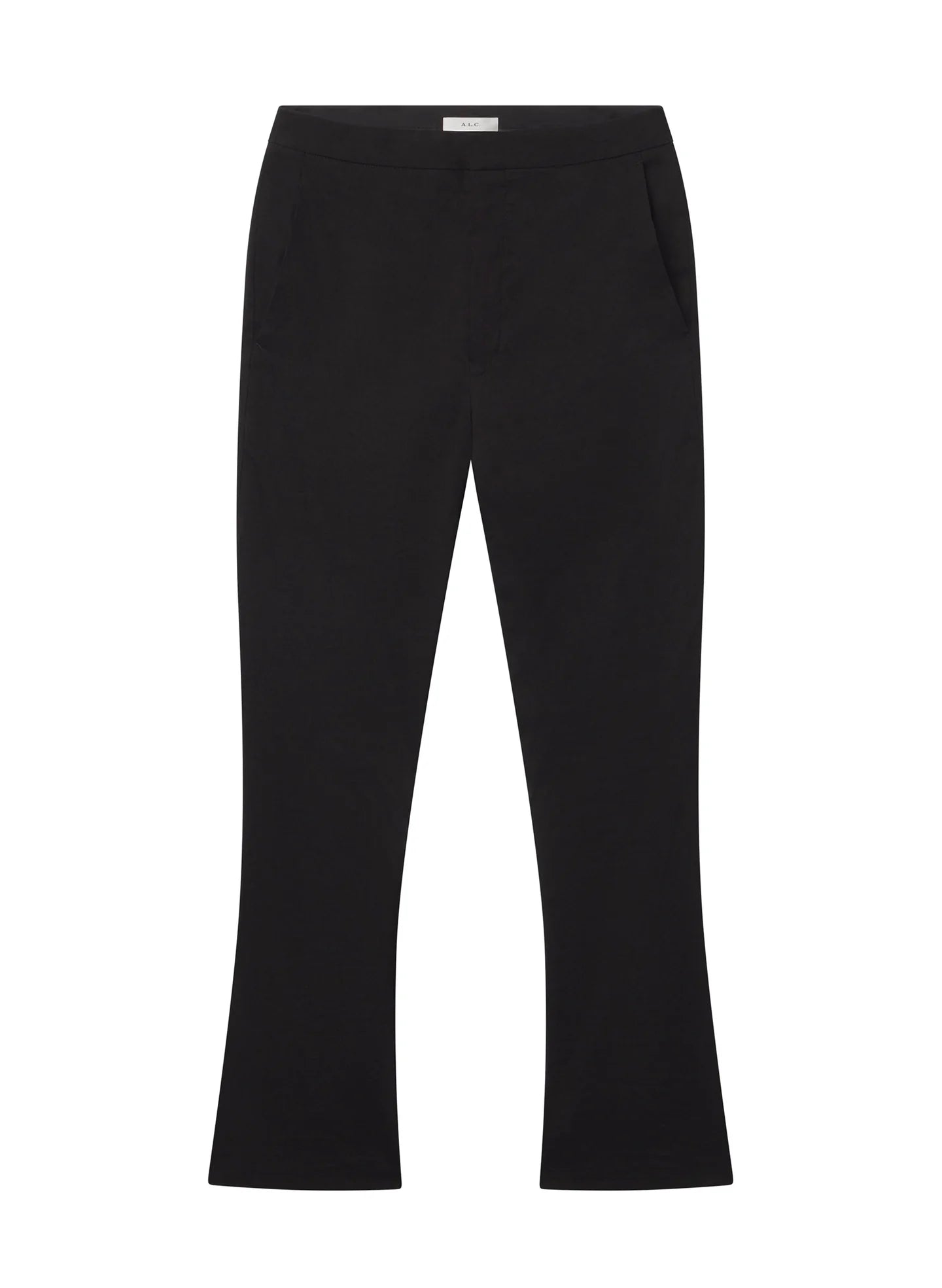 ALC Cropped Sophie Linen Pant - Black