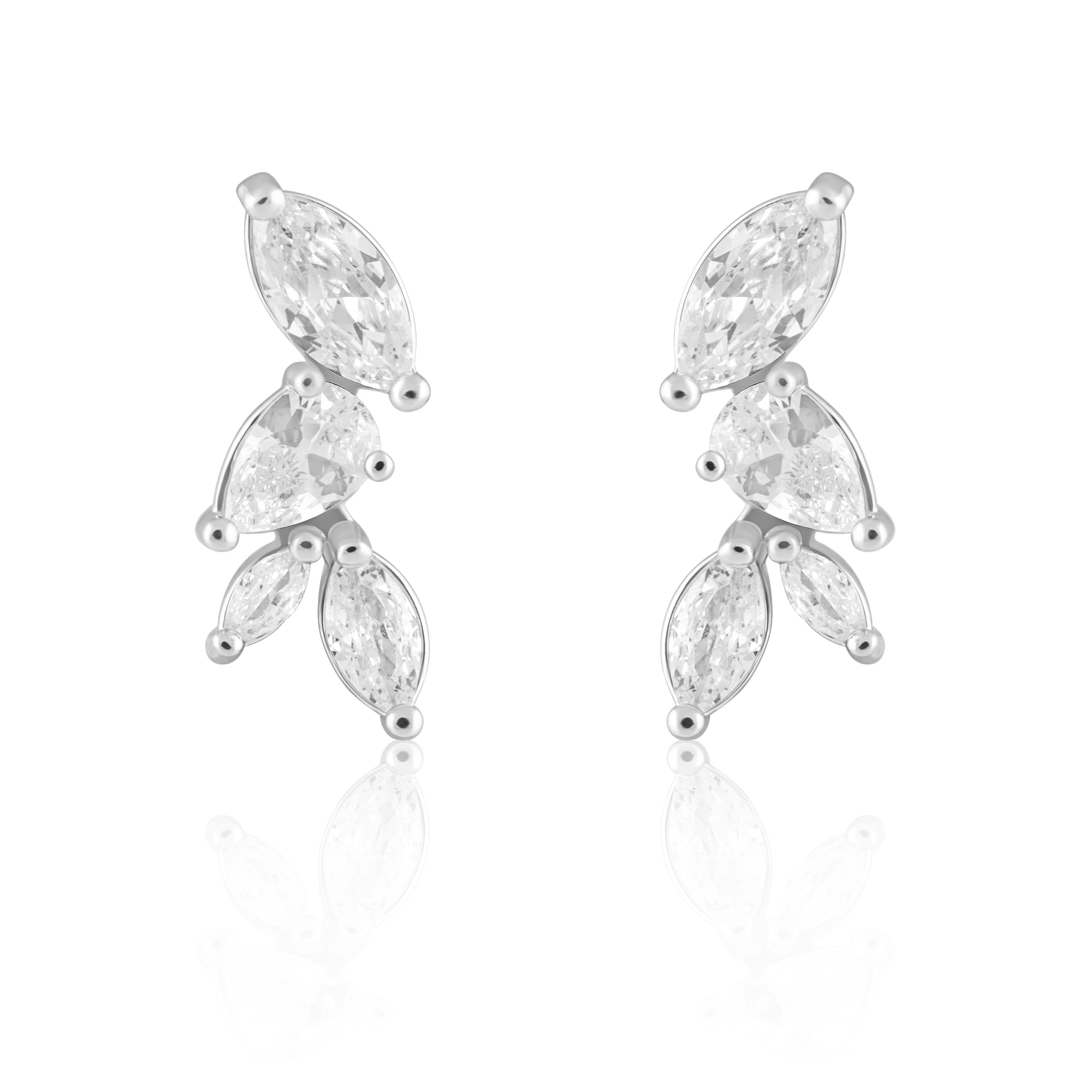 Constance Stud - Gold, Silver