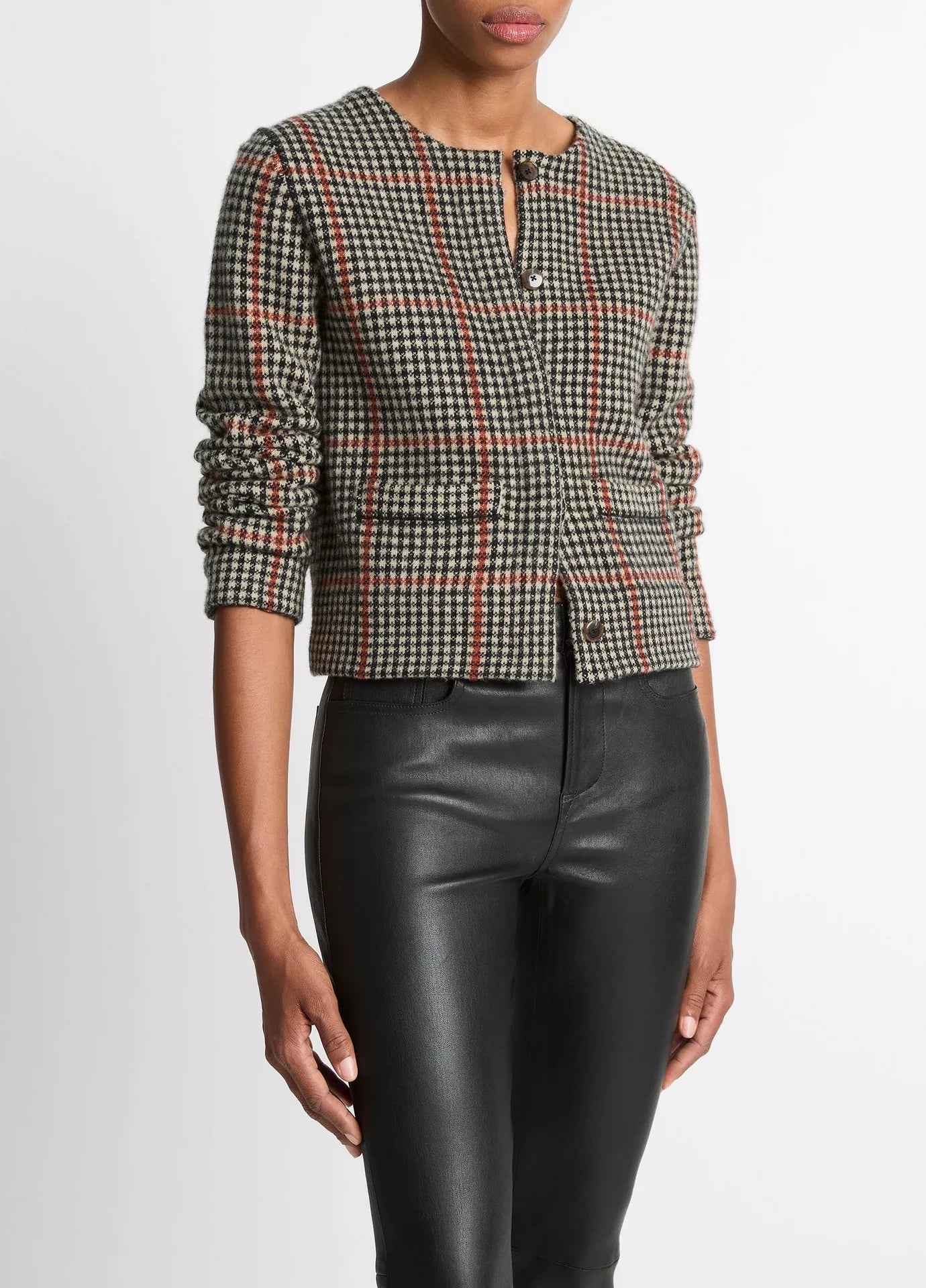 Vince Glen Plaid Jacket