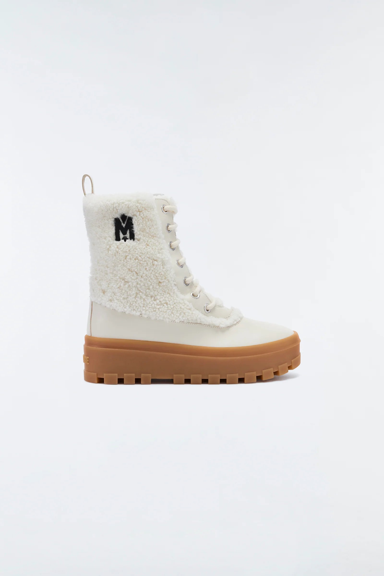 Mackage Hero Shearling Boot - Cream
