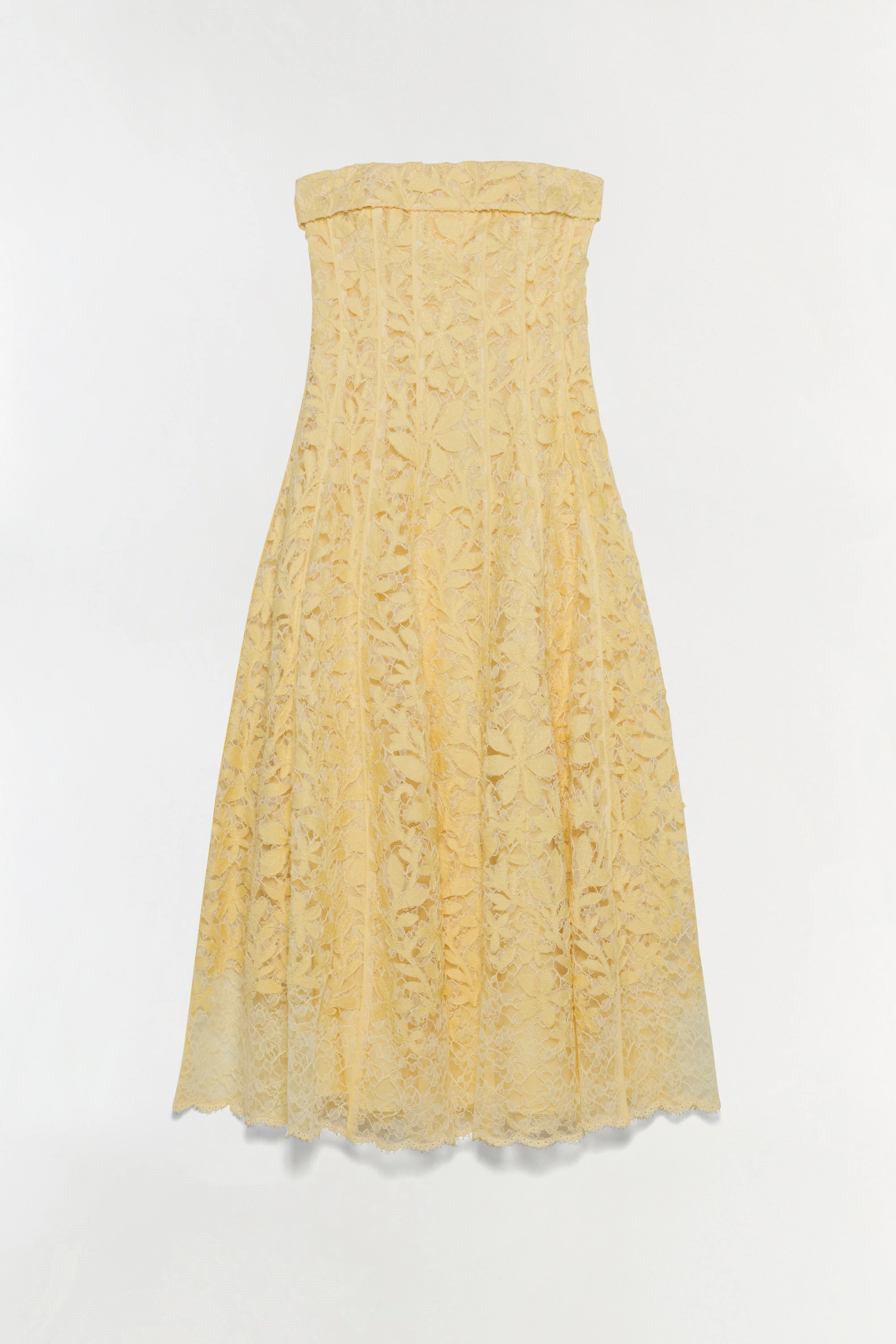 Simkhai Imogen Cotton Lace Bustier Dress