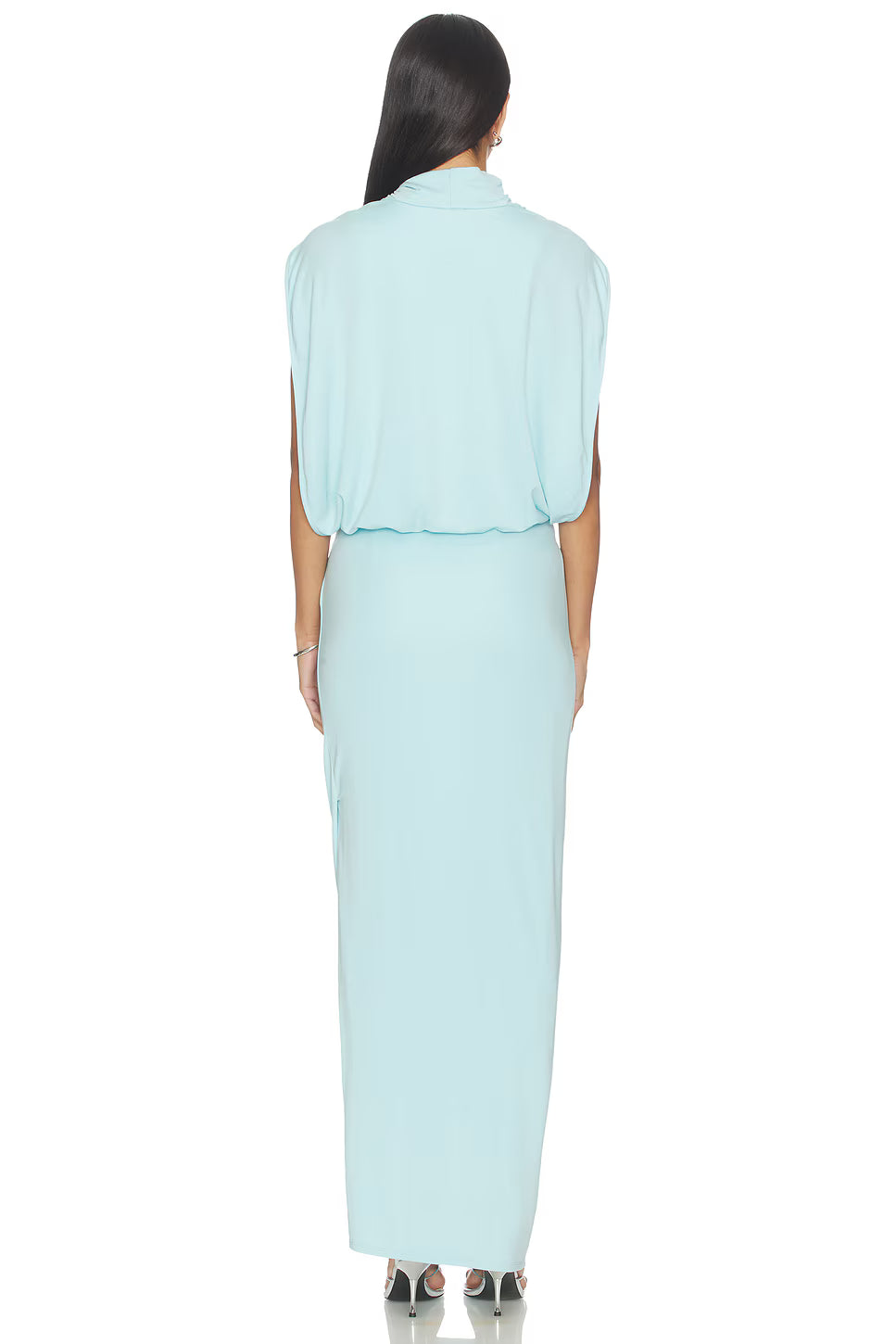 Simkhai Vale Draped Jersey Midi Dress