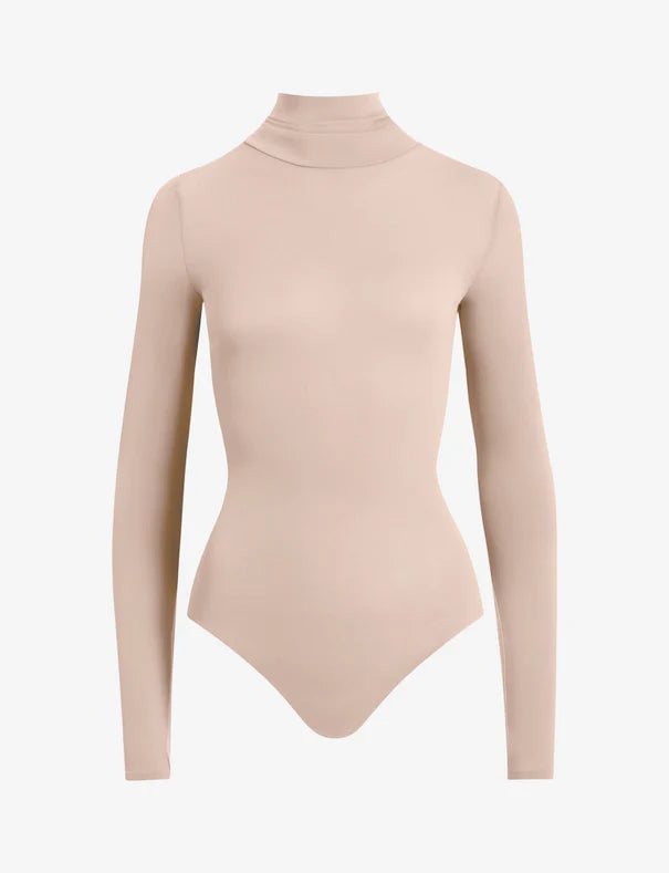 Ballet Turtleneck Bodysuit - Cameo
