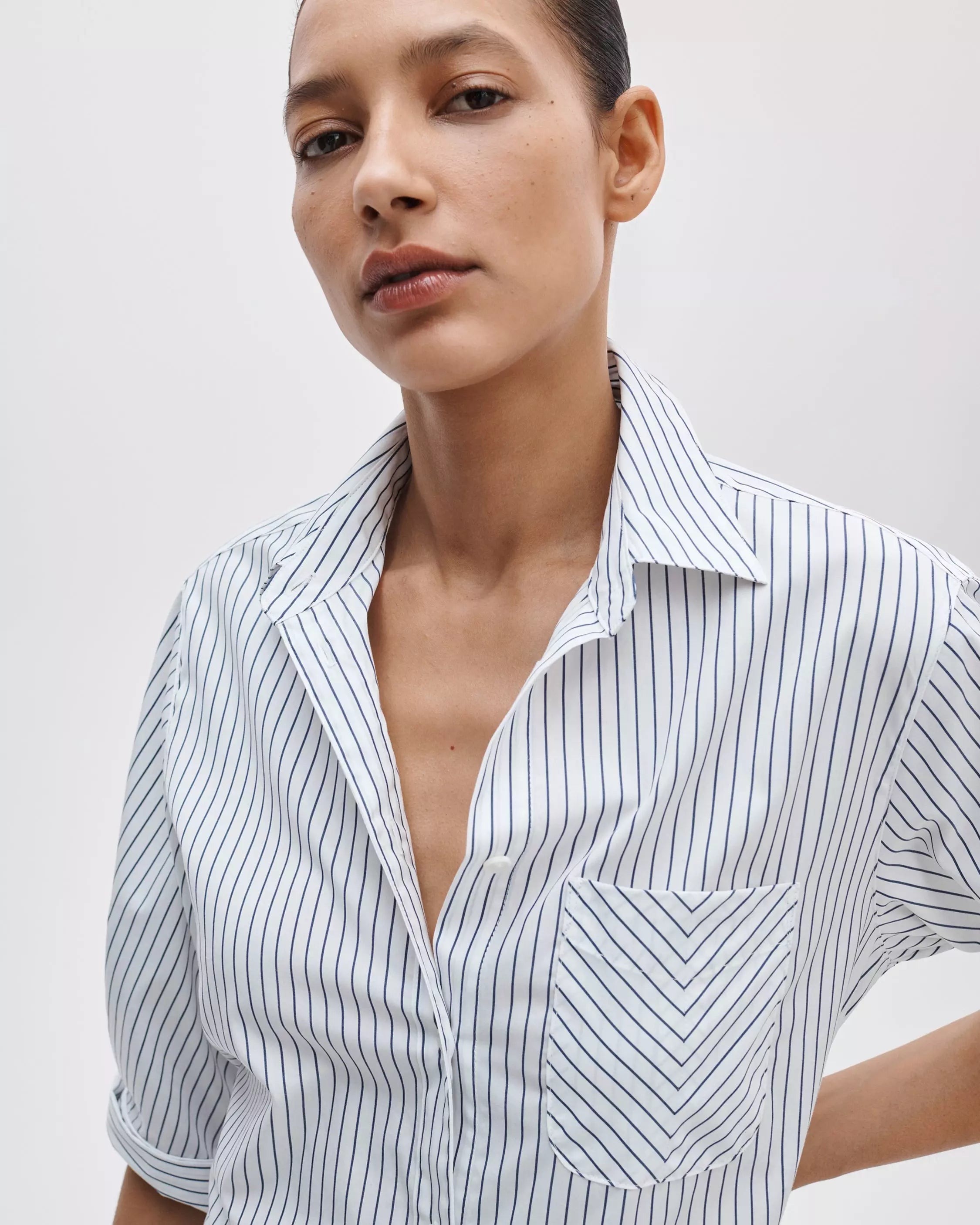 rag & bone Lucia Striped Cotton Mini Dress