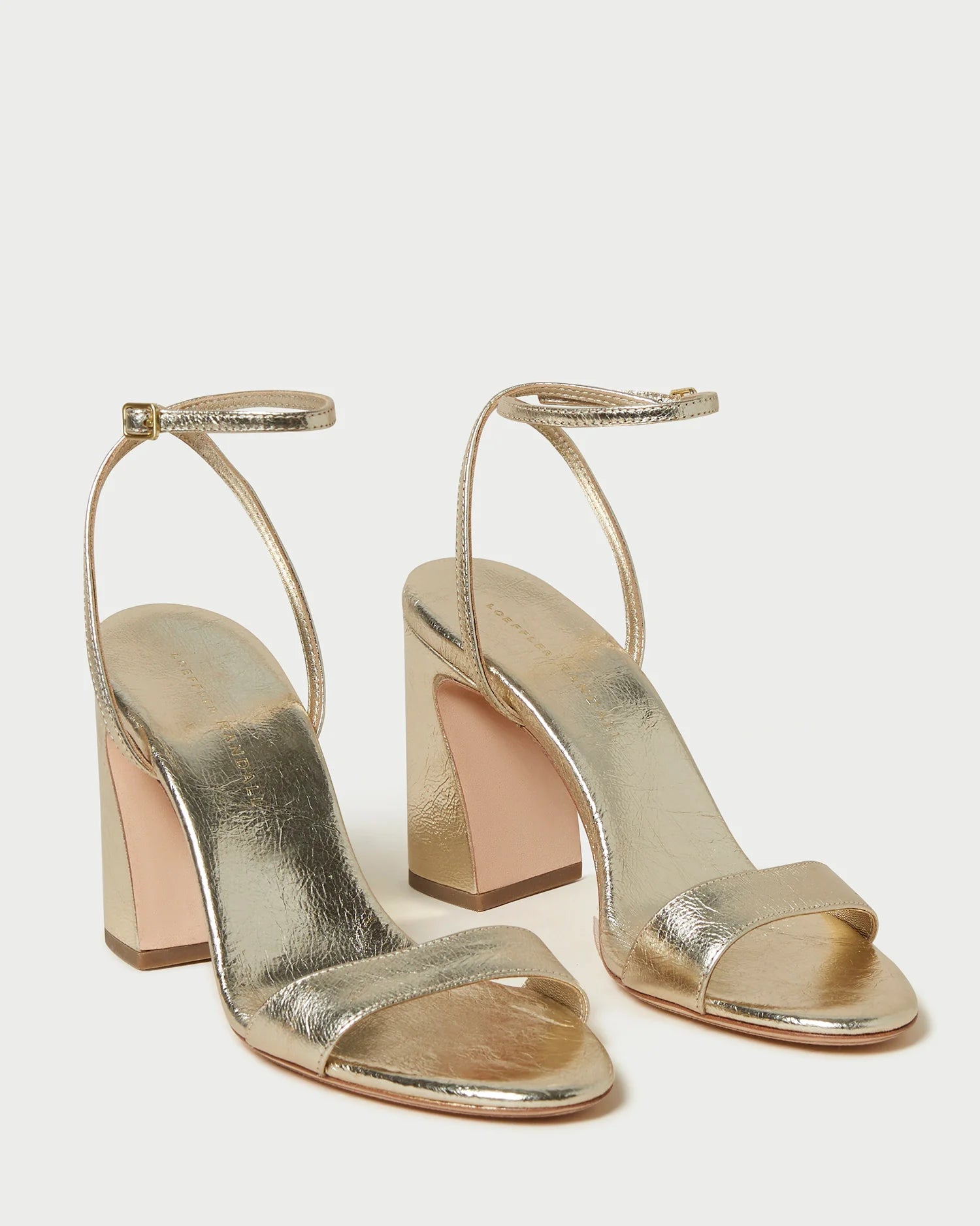 Malia Simple Heeled Sandal - Champagne