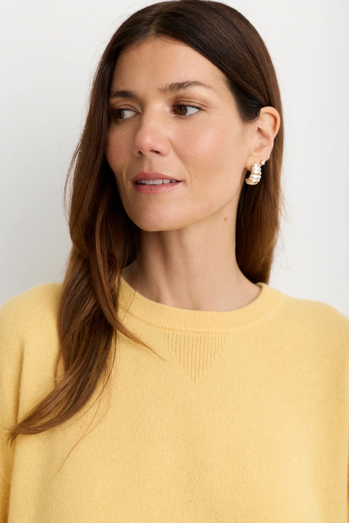 Indira Cashmere Top - Maize