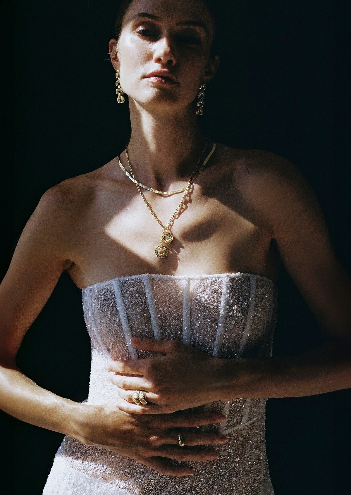 Pamela Card Jewelry Path of Light and Will Necklace - Gold