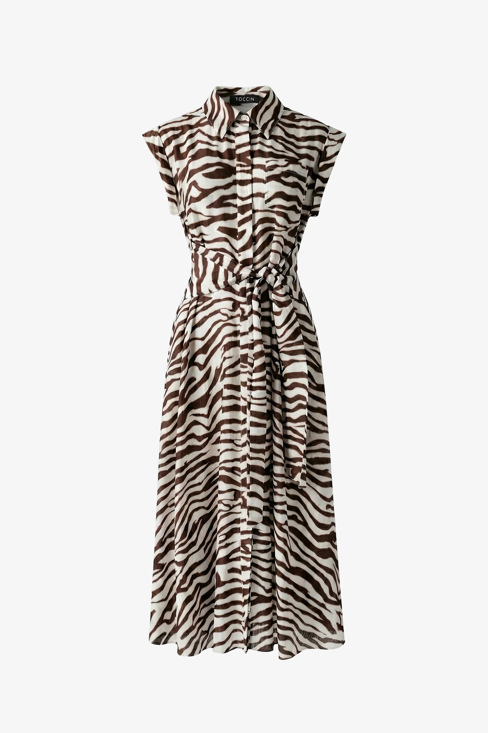Toccin Serena Rolled Sleeve Dress