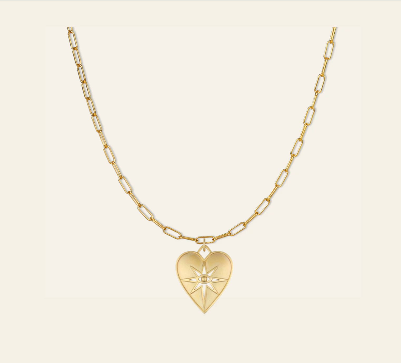 Hart Seeing Heart Charm & 18" Jane Chain