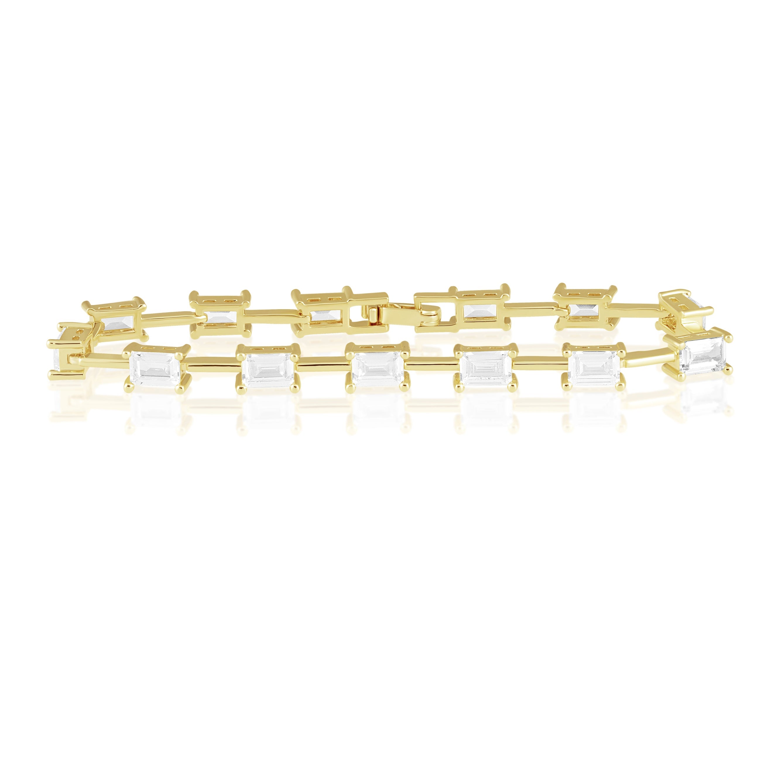 Selena Tennis Bracelet - Gold