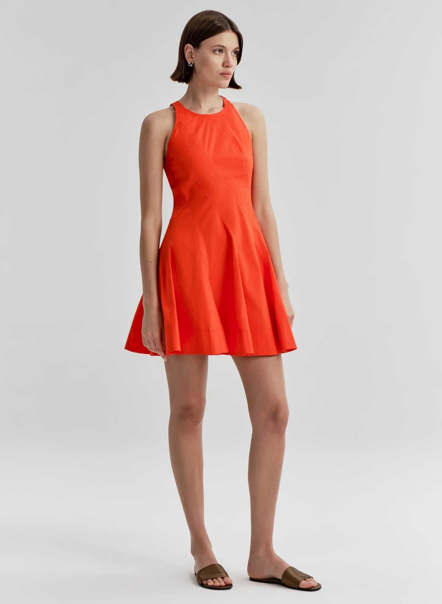 ALC Grace Cotton Mini Dress - Poppy