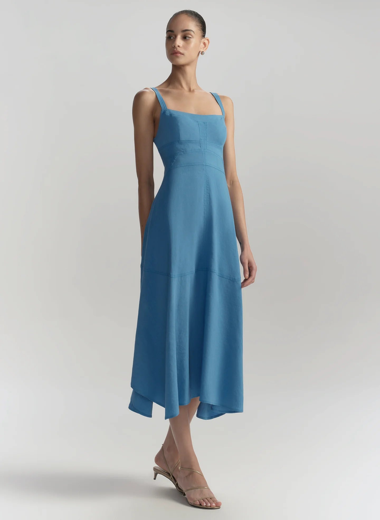 A.L.C. Harlow Linen Midi Dress