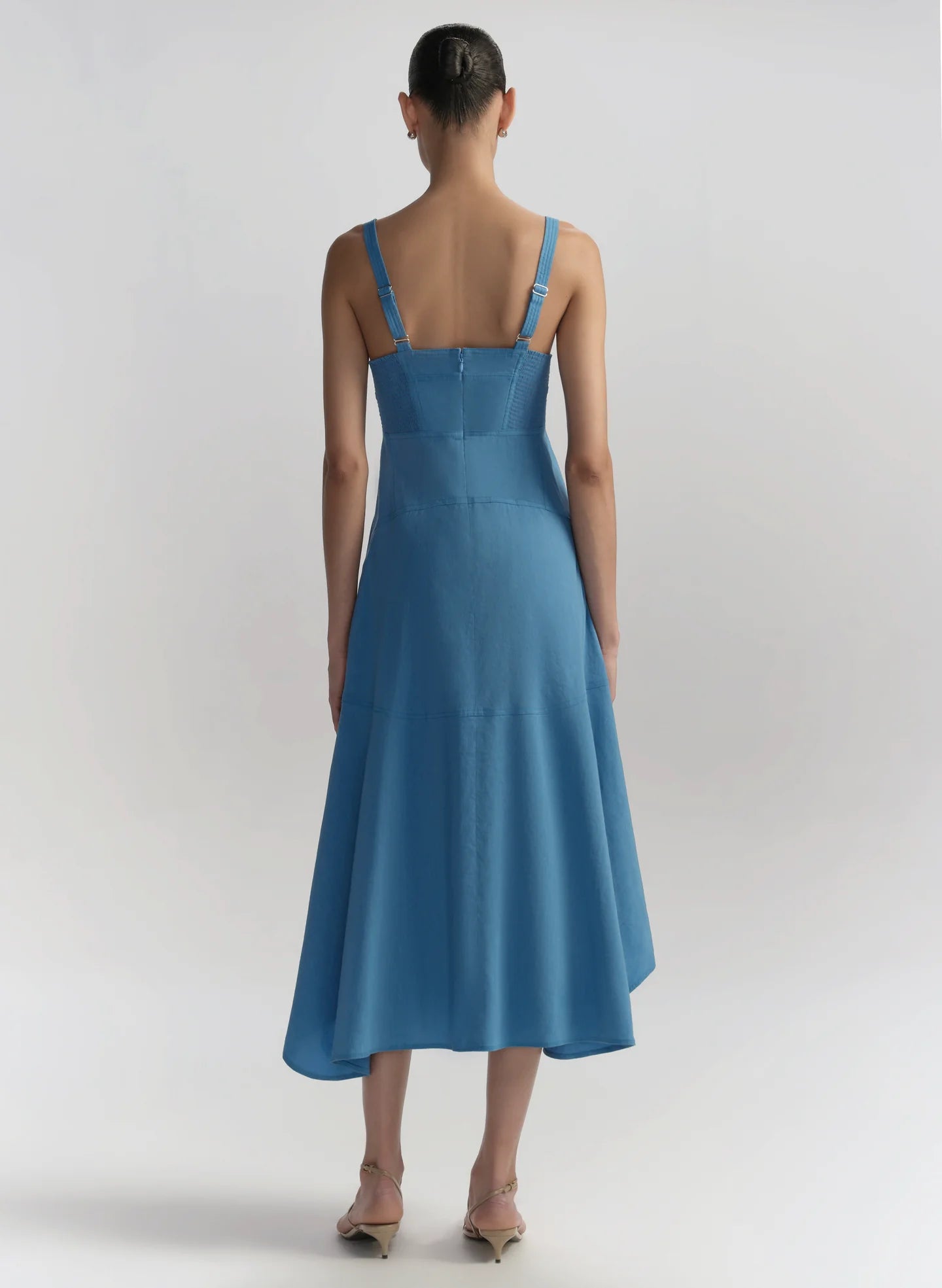 A.L.C. Harlow Linen Midi Dress
