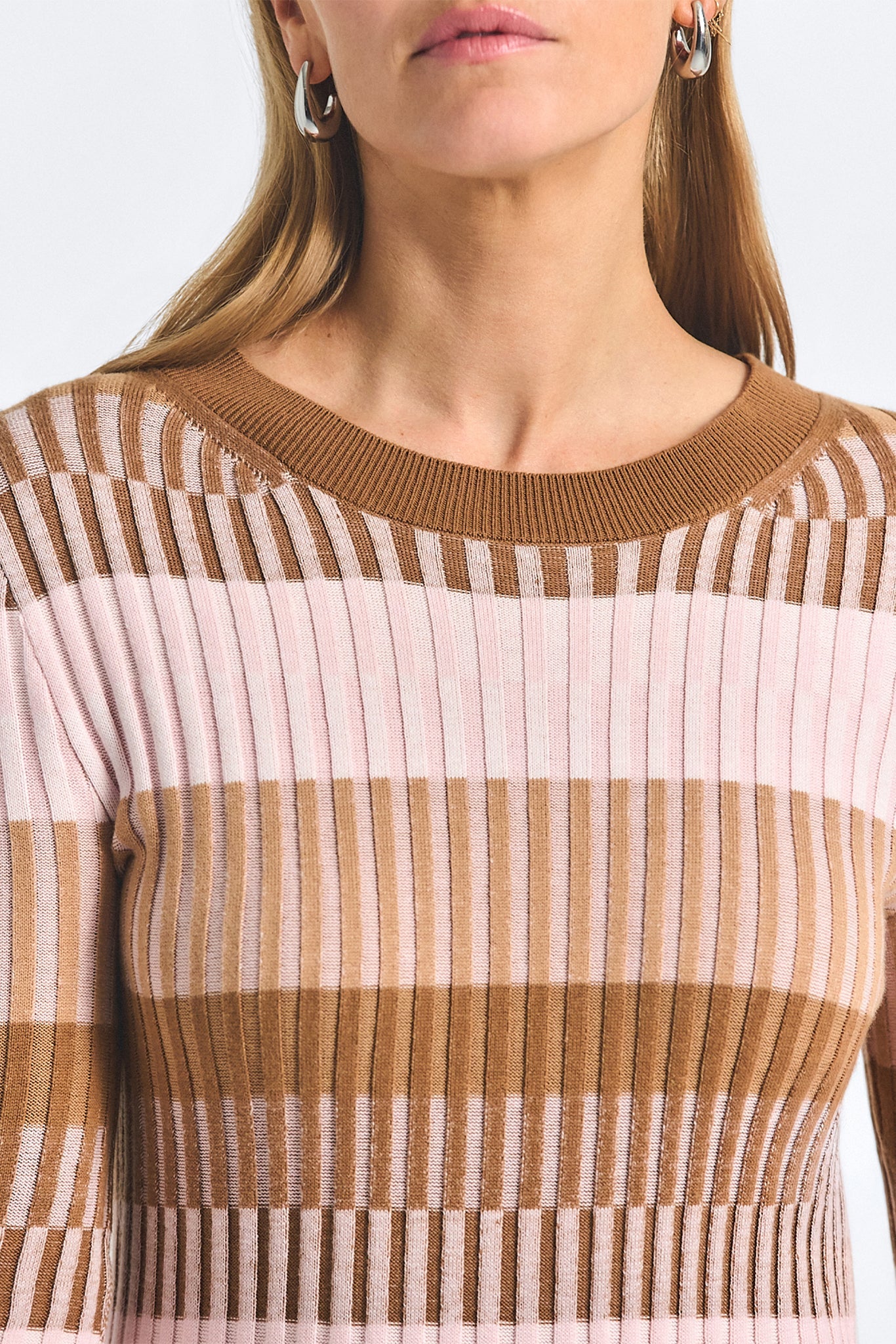 Hadria Stripe Sweater Dress