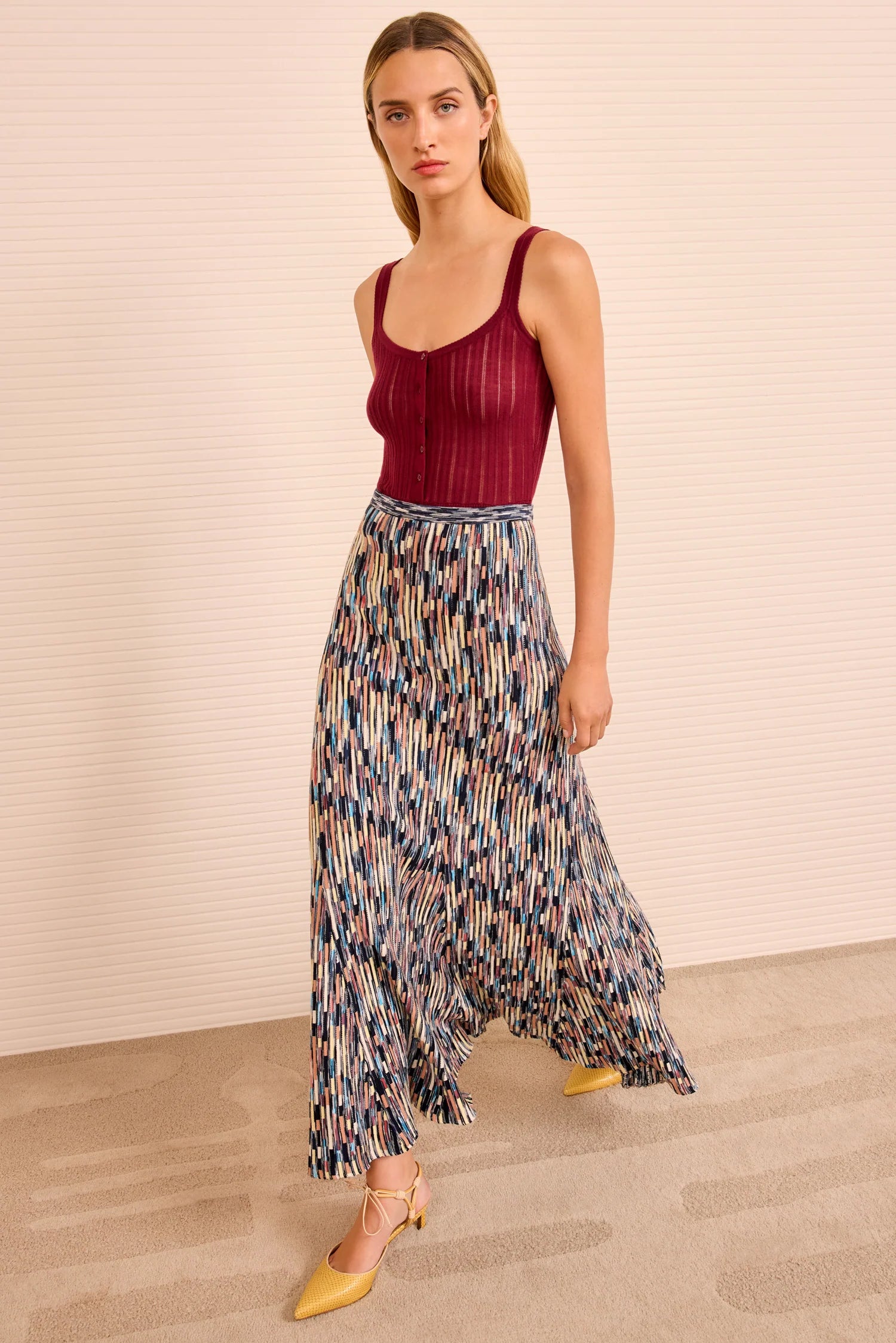 Ulla Johnson Marceline Multicolor Long Skirt