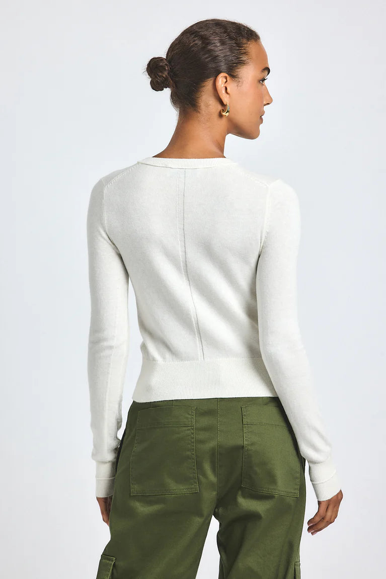Derek Lam Alizee Long Sleeve Crew Neck Sweater