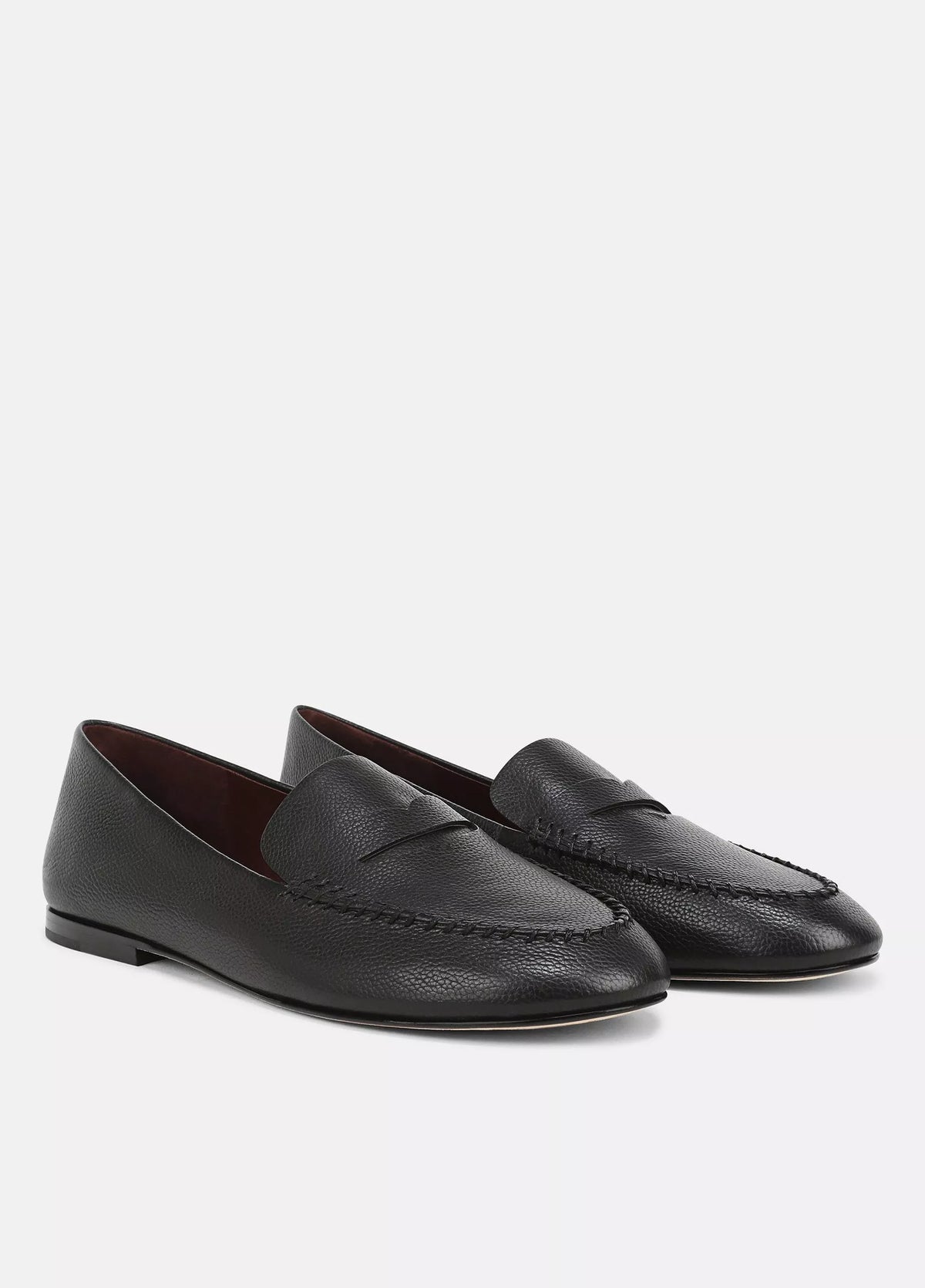 Vince Teo Leather Loafer - Black