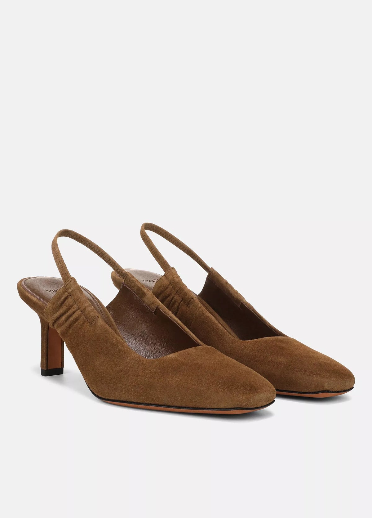 Vince Venice Suede Slingback Heel - Elmwood