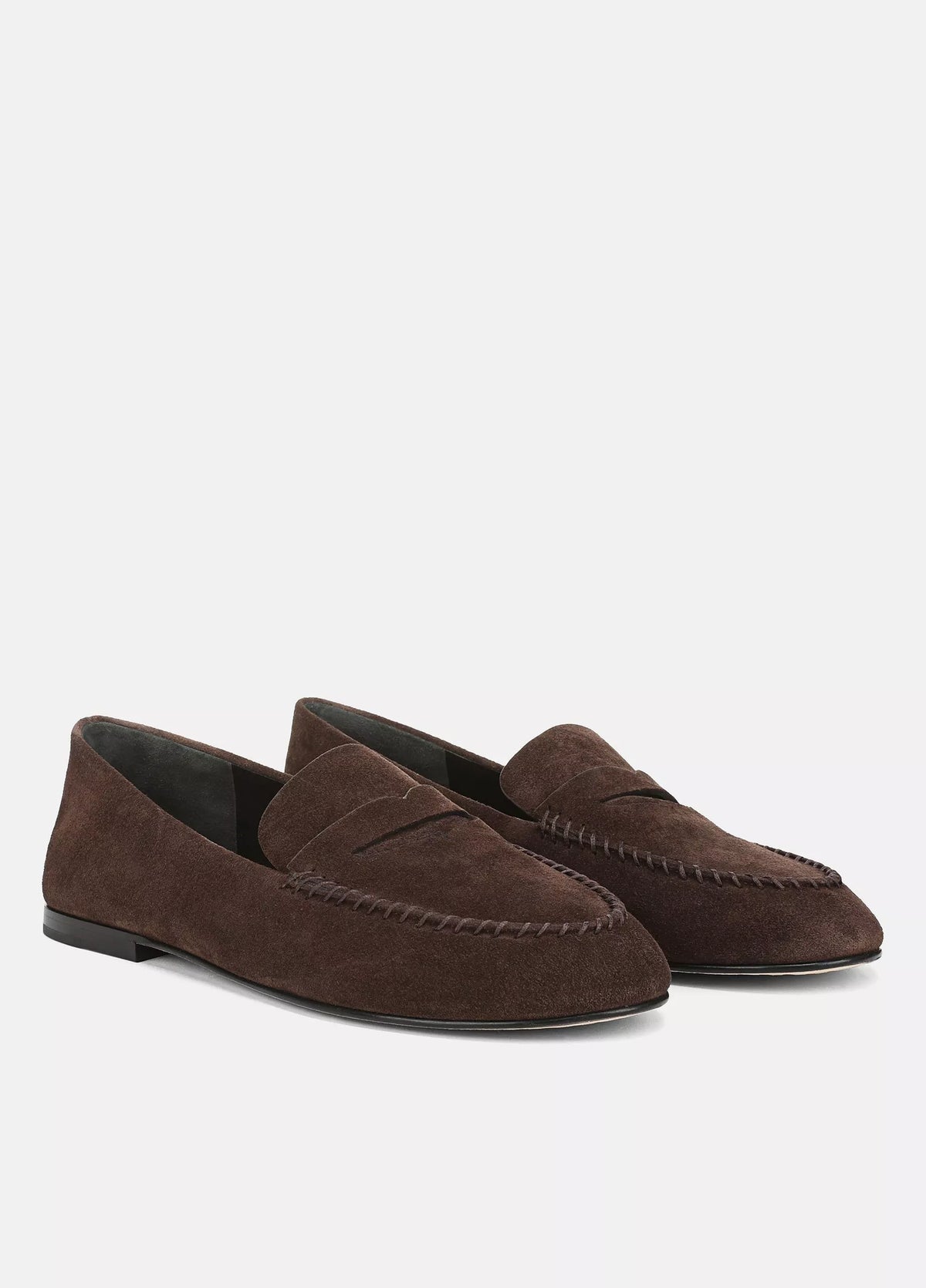 Vince Teo Suede Loafer - Cocoa Brown