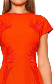 Raquel Embroidered Short Sleeve Mini Dress