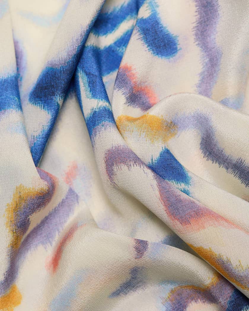 Ulla Johnson Samar Short-Sleeve Silk Dress