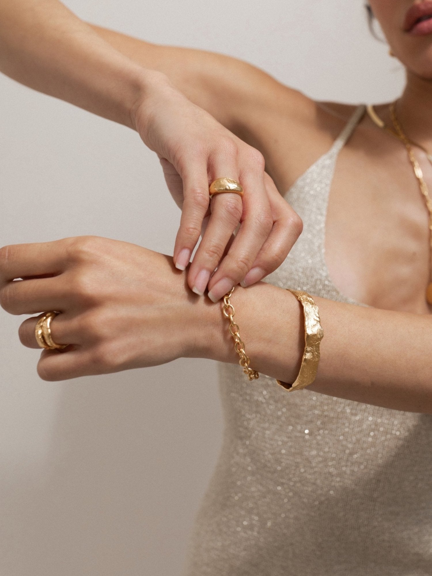 The Last Scroll Bracelet - Gold