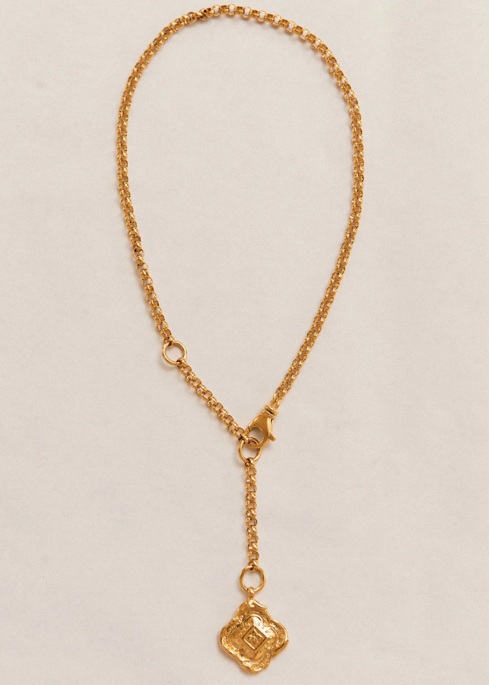 Infinite Compass Necklace - Gold