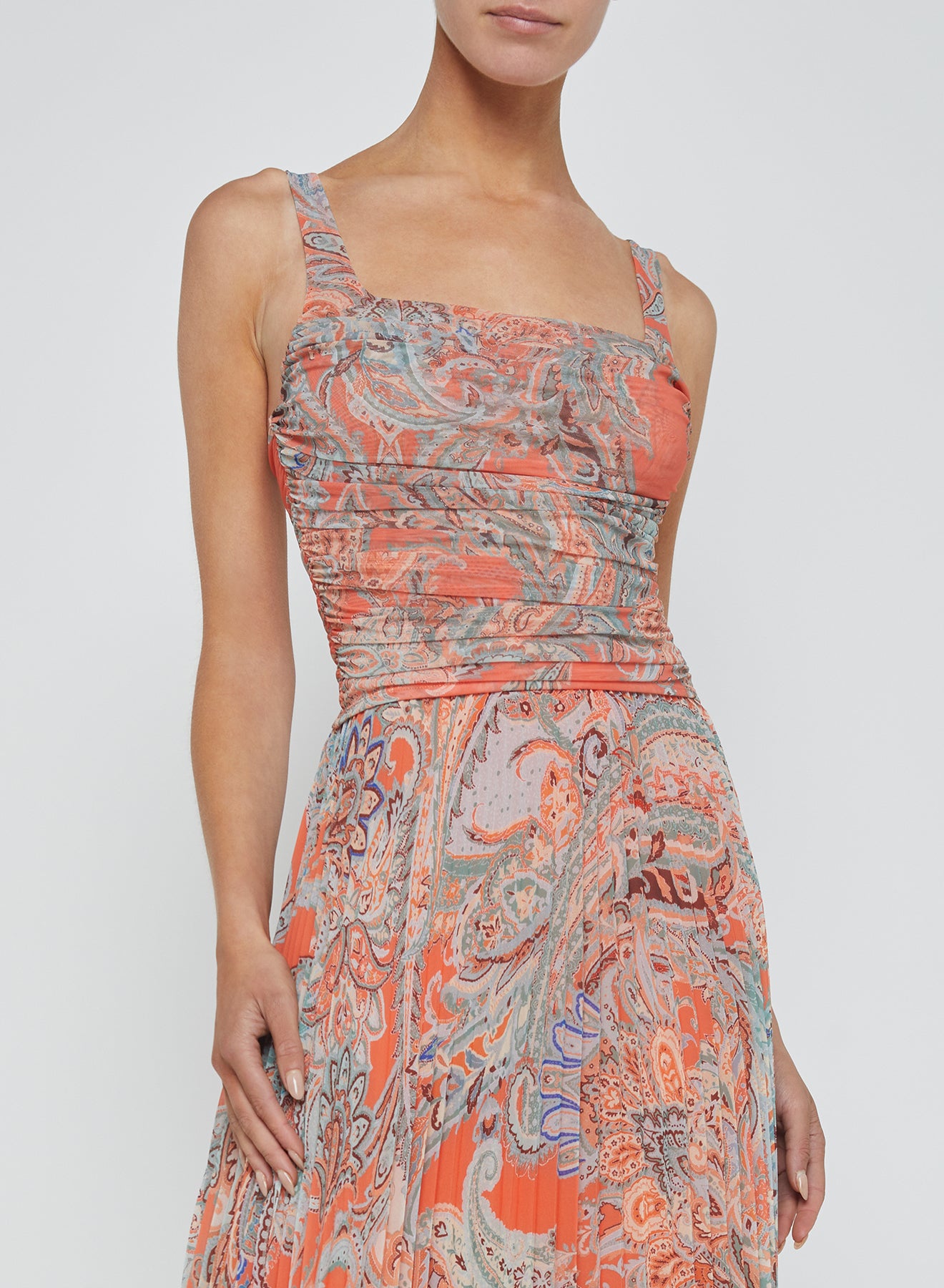 Rasha Shirred Tank
