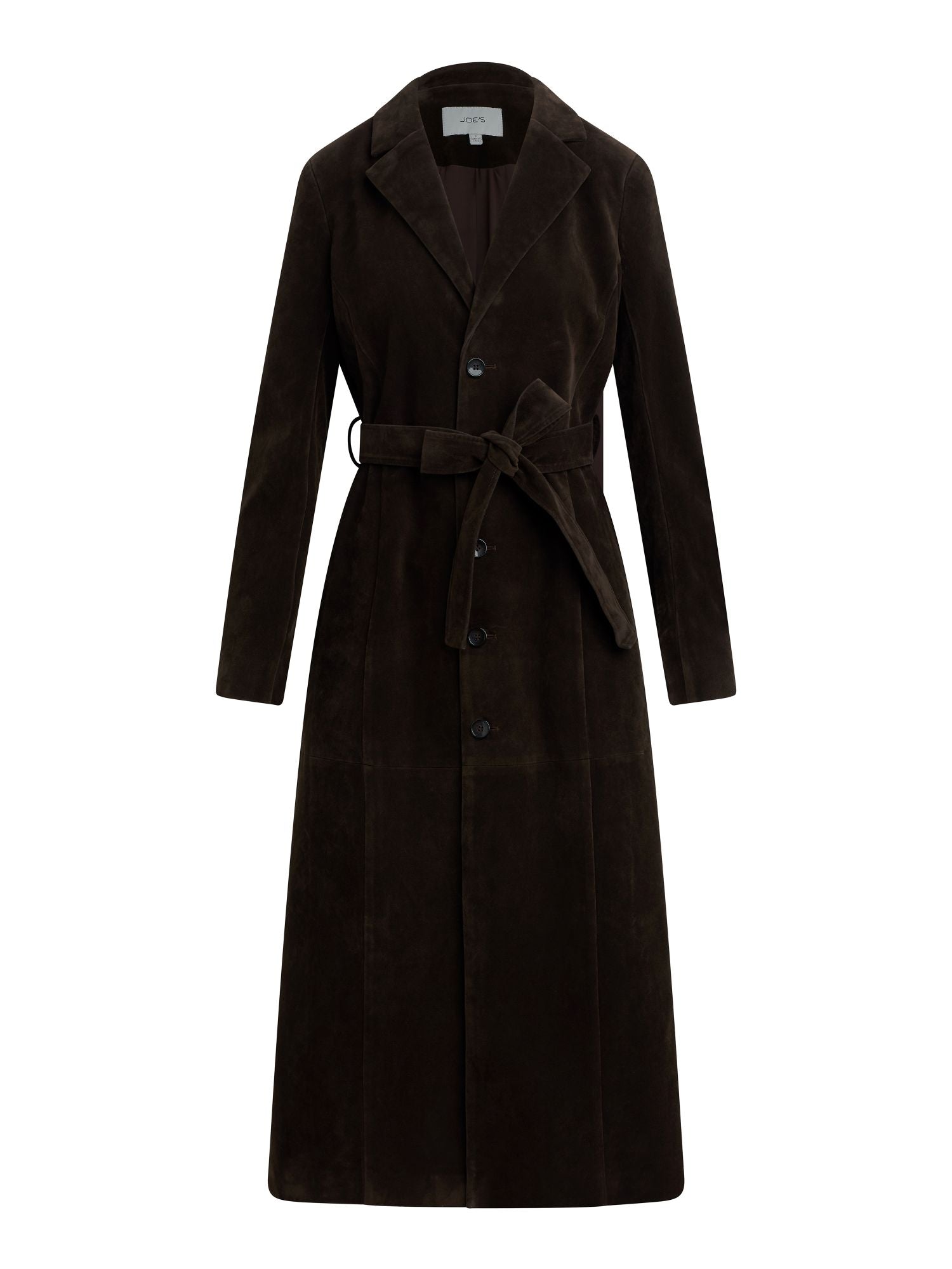 The Vegan Suede Long Coat
