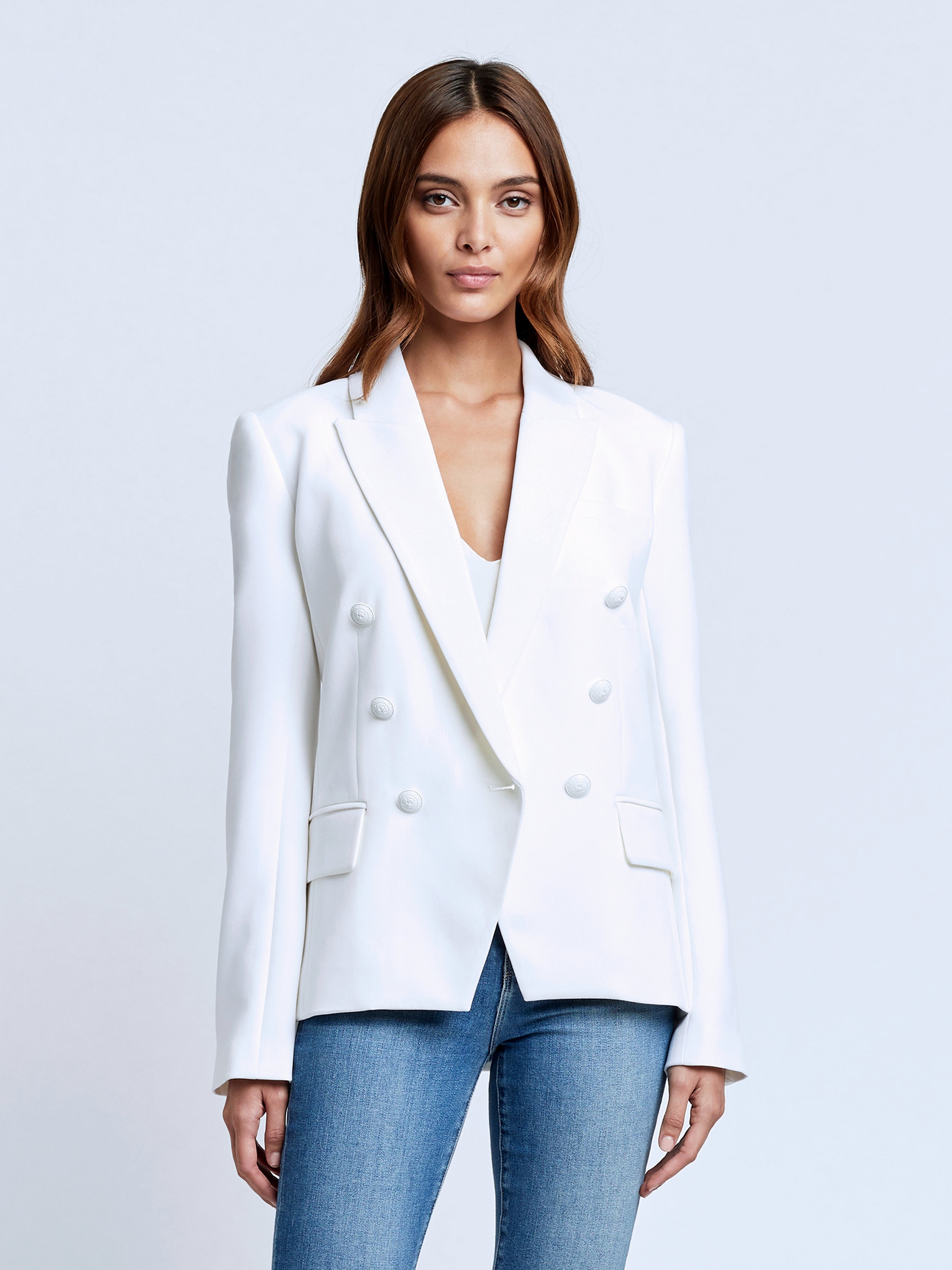 Kenzie Blazer White