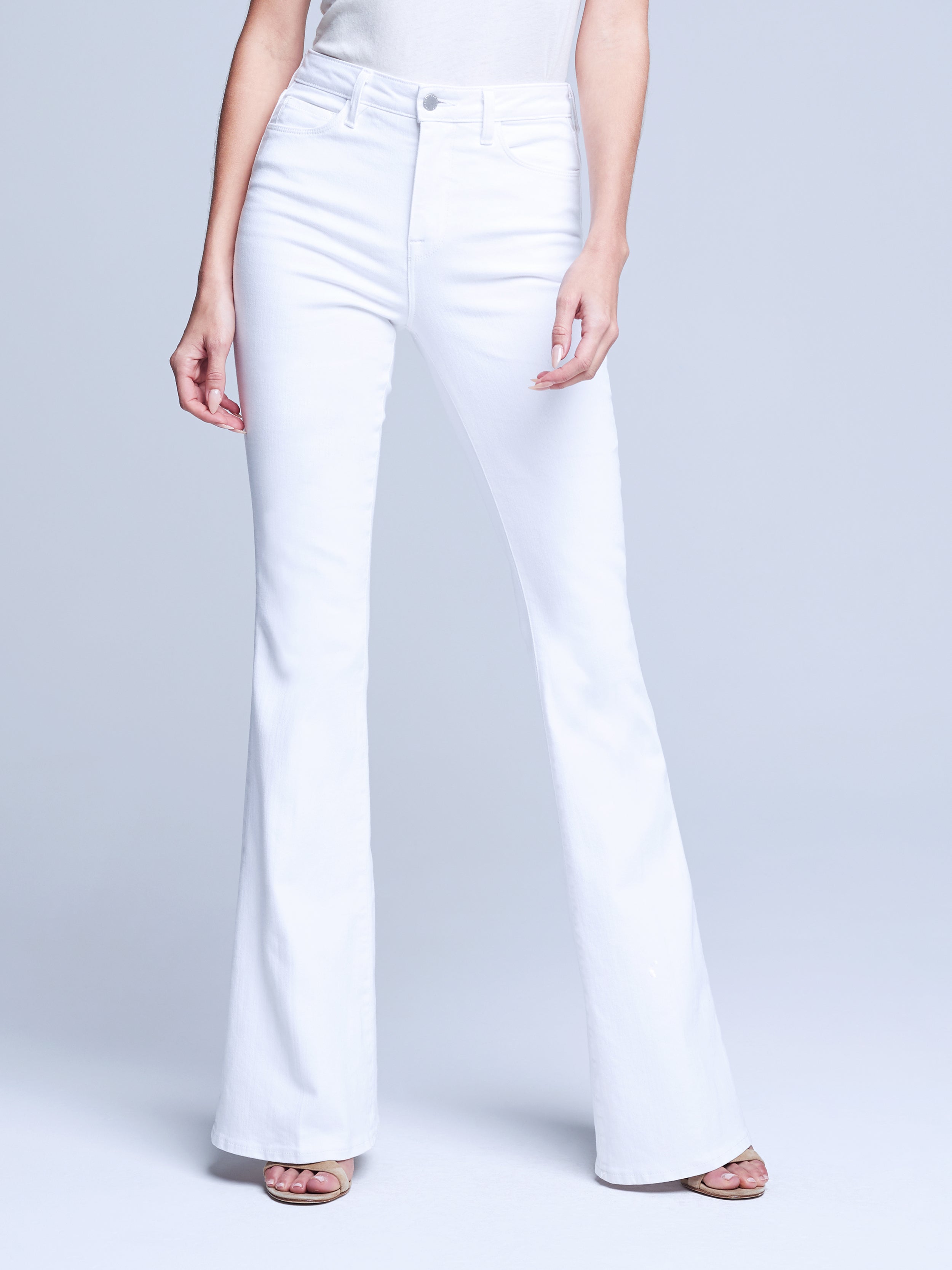 Marty Flare Jean - Blanc